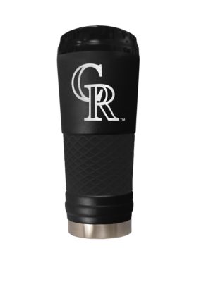 Great American Products MLB Colorado Rockies 24 oz Stealth Draft, Black
