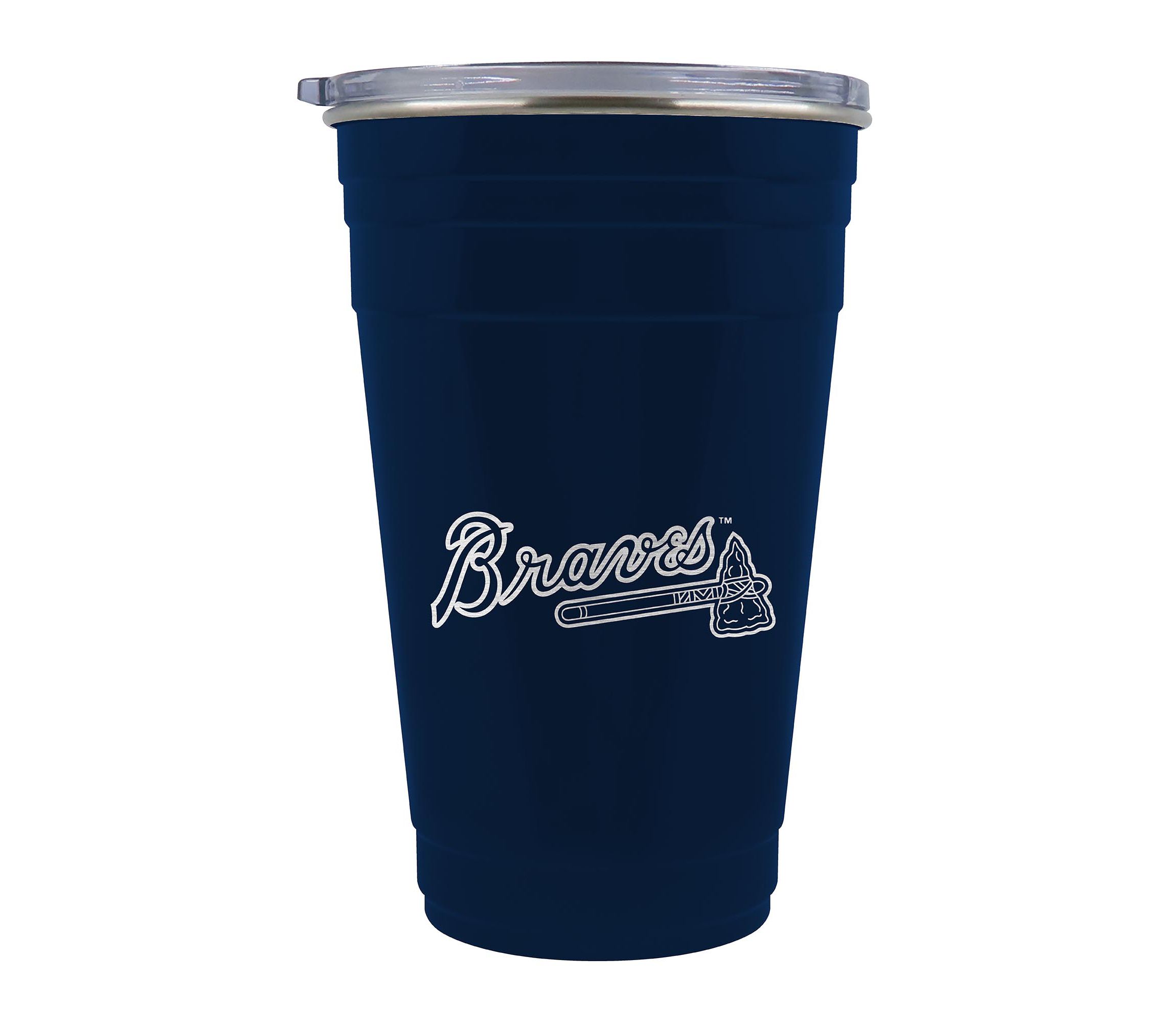 MLB Atlanta Braves 22oz Tailgater Tumbler:22 Ounces:Blue
