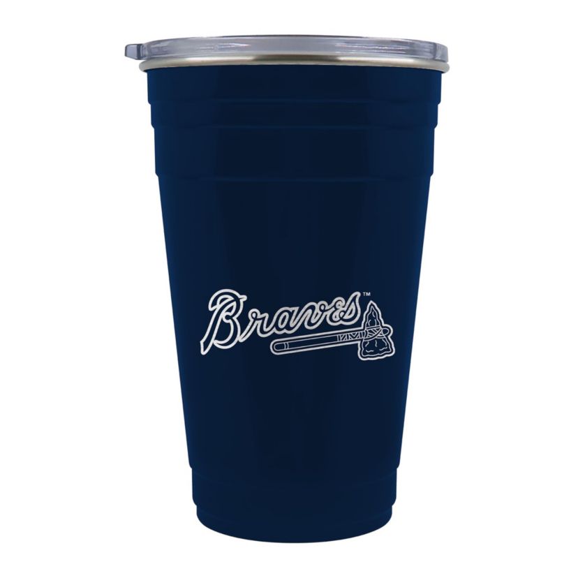 MLB Atlanta Braves 22oz Tailgater Tumbler:22 Ounces:Blue