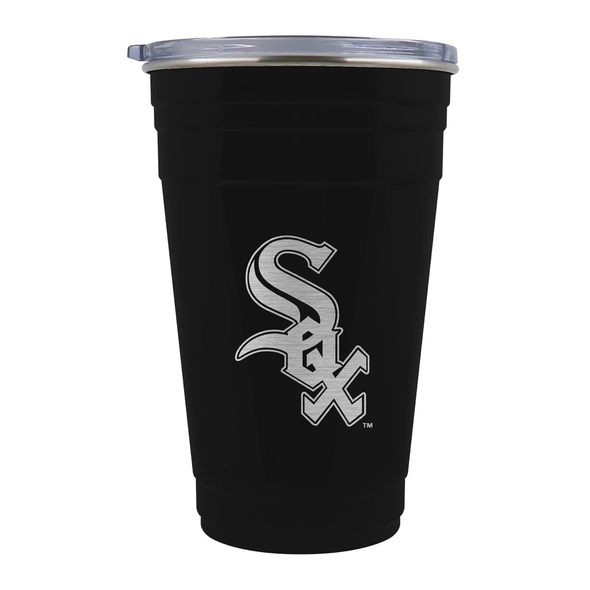 NFL MLB Chicago White Sox 22oz Tailgater Tumbler:22 Ounces:Black