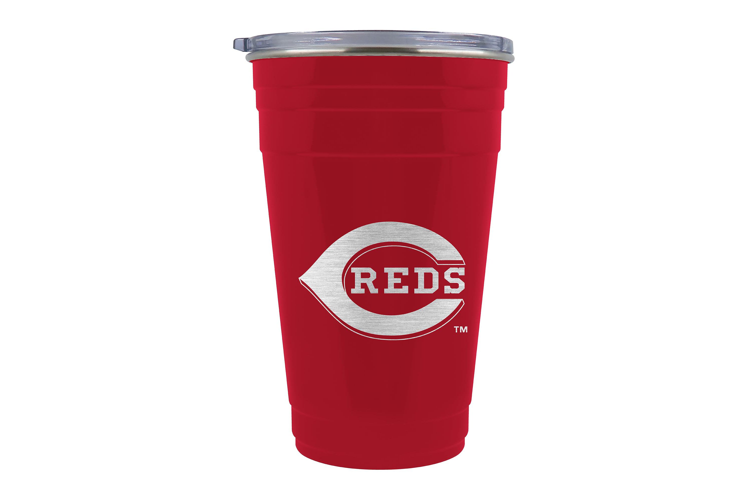MLB Cincinnati Reds 22oz Tailgater Tumbler:22 Ounces:Red