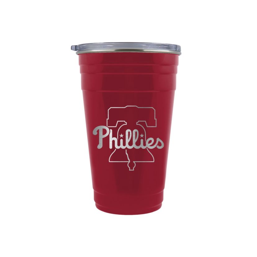 MLB Philadelphia Phillies 22oz Tailgater Tumbler:22 Ounces:Red