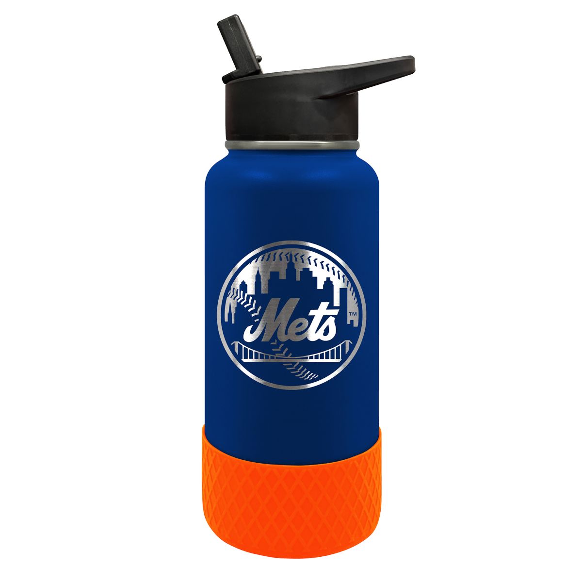 MLB New York Mets 32oz Thirst Waterbottle:32 Ounces:Blue