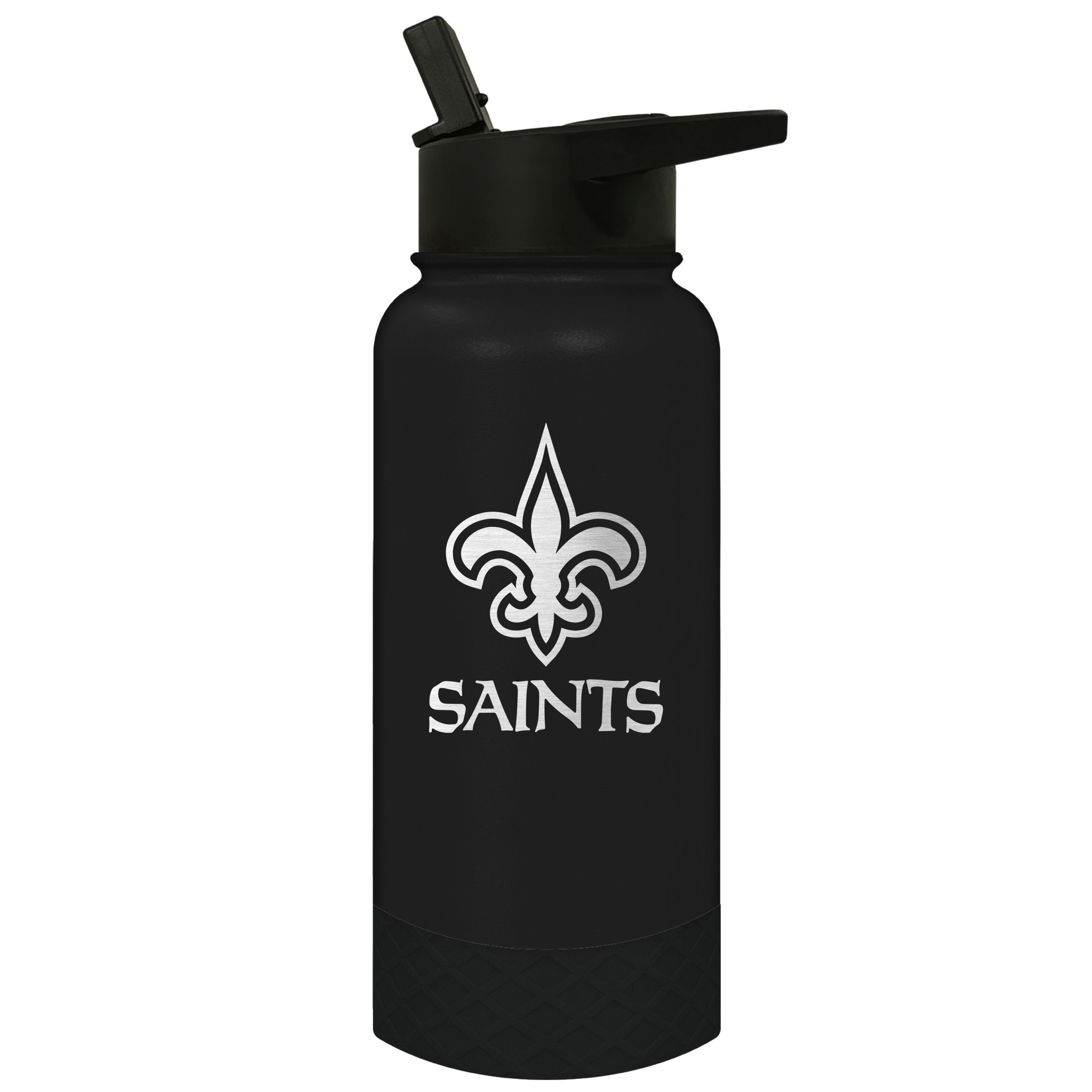 NFL New Orleans Saints 32oz Thirst Waterbottle:32 Ounces:Black
