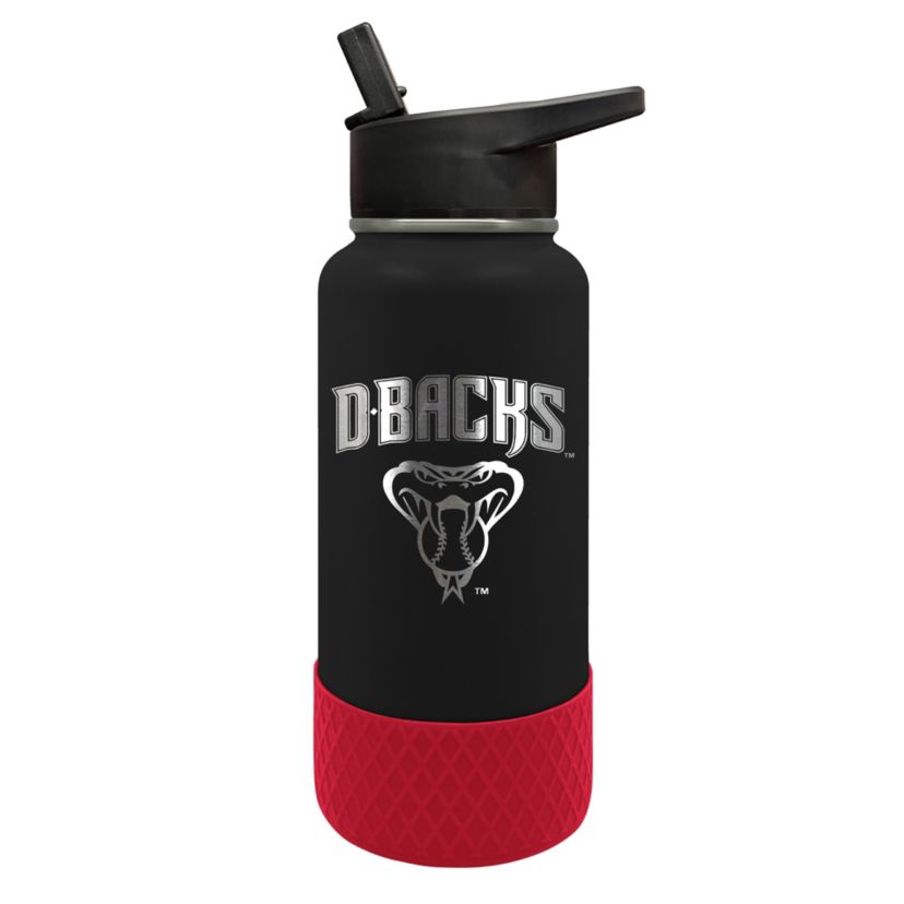 MLB Arizona Diamondbacks 32oz Thirst Waterbottle:32 Ounces:Black