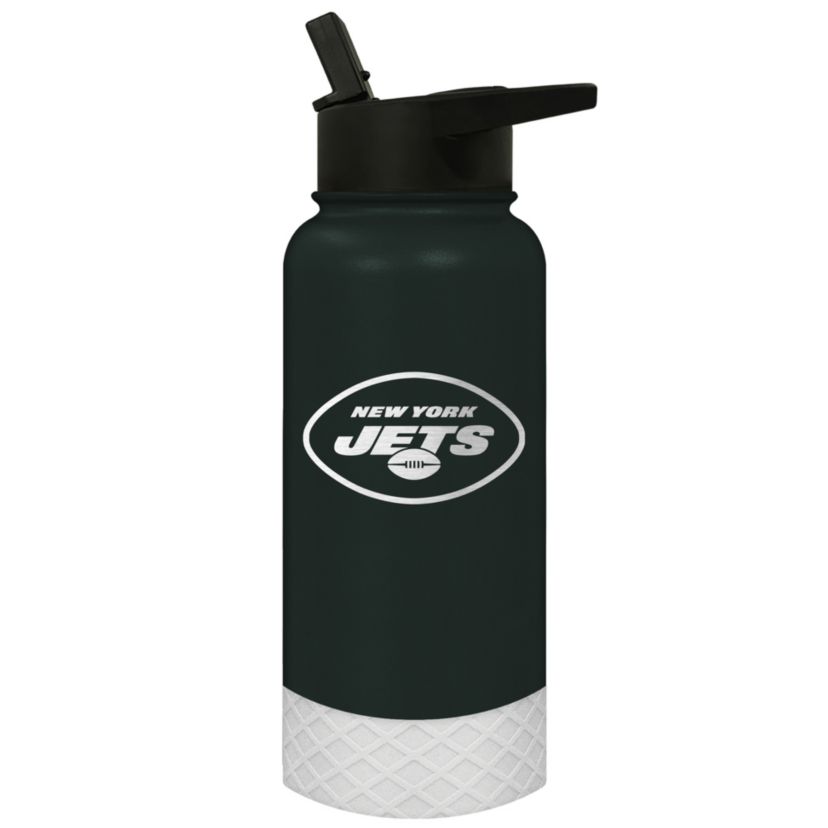 NFL New York Jets 32oz Thirst Waterbottle:32 Ounces:Green