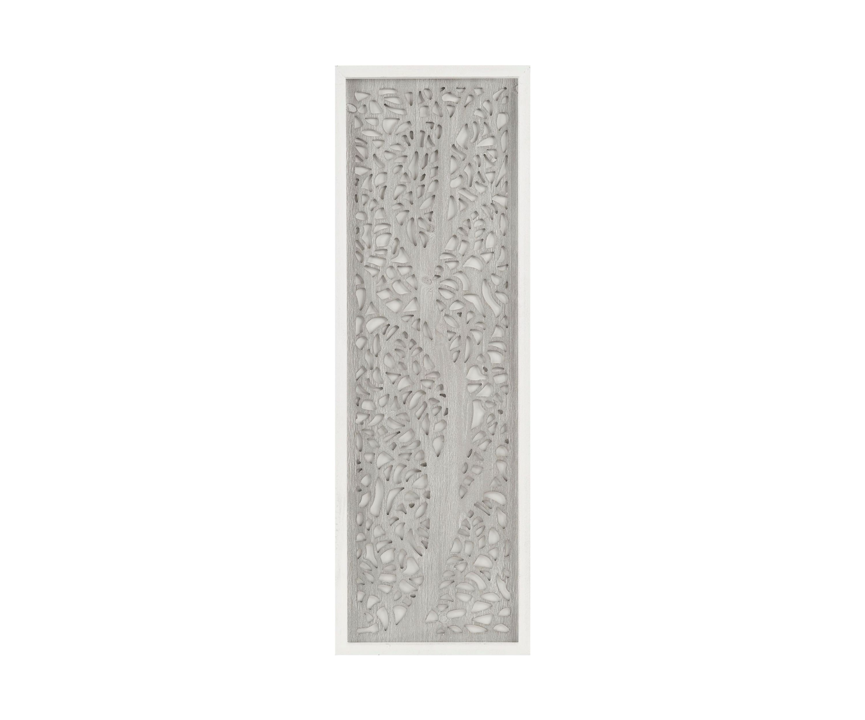 Laurel Branches Laser Cut Tree Framed Panel Wall Decor