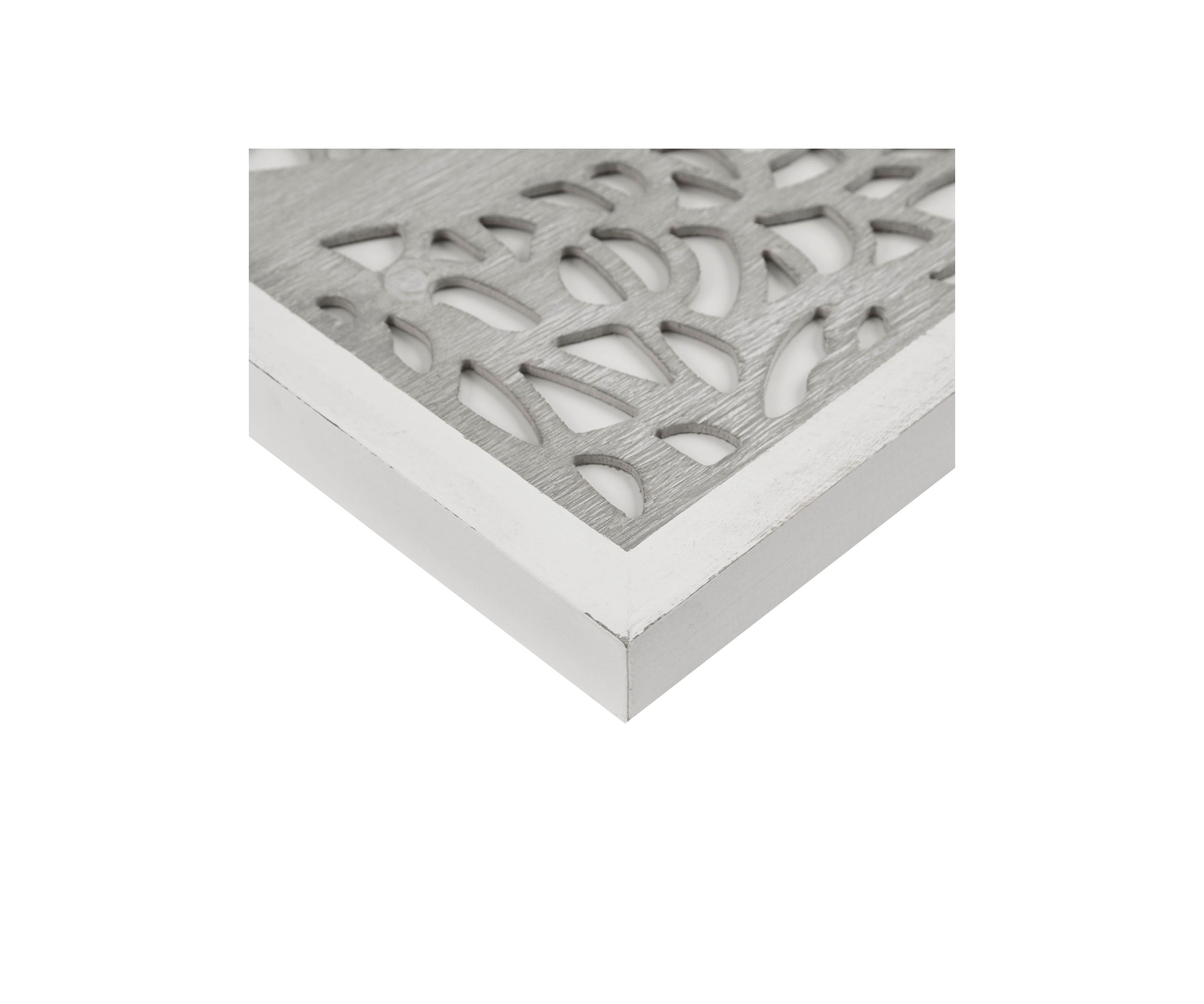 Laurel Branches Laser Cut Tree Framed Panel Wall Decor