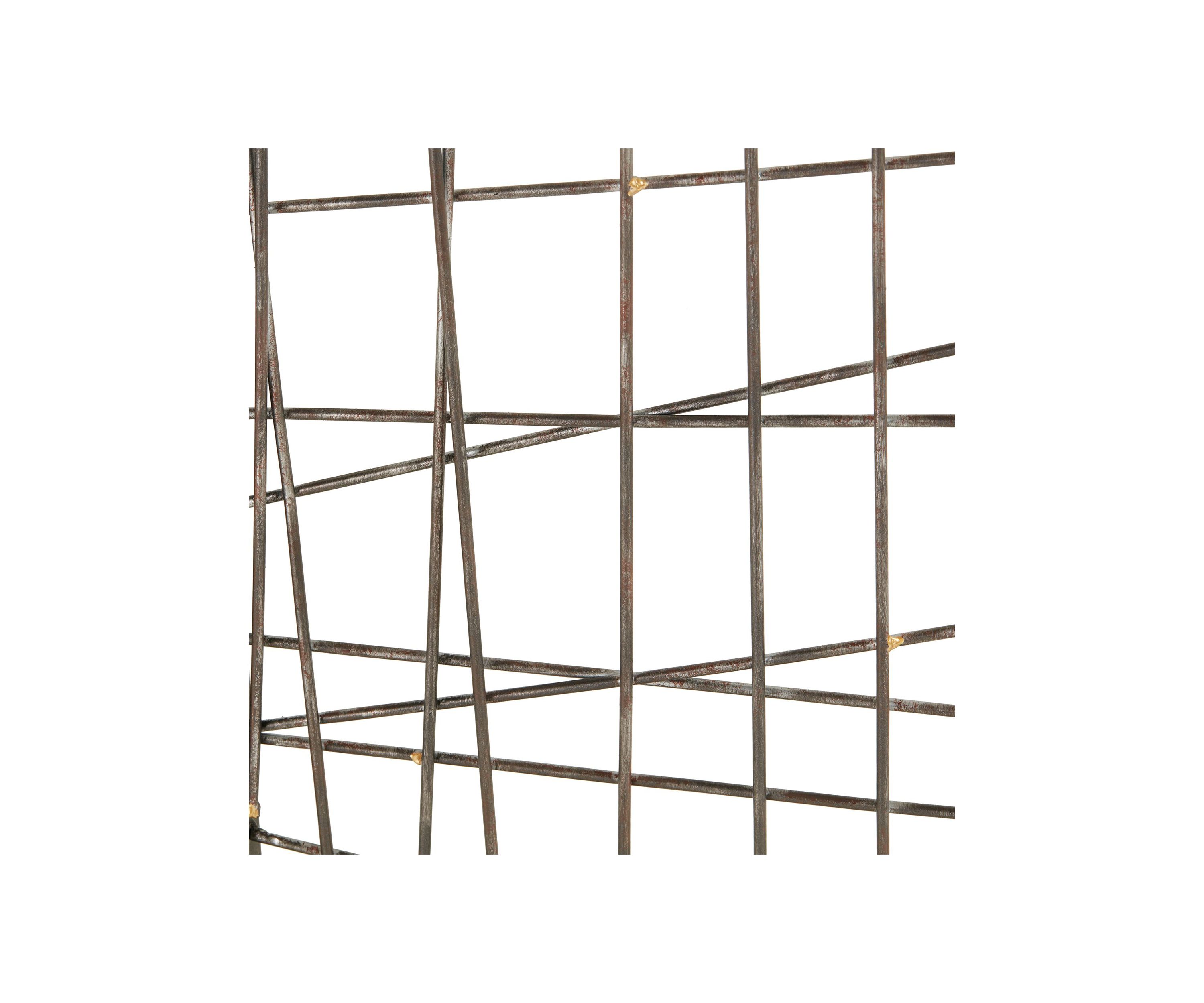 Savoy Distressed Black Metal Wall Décor