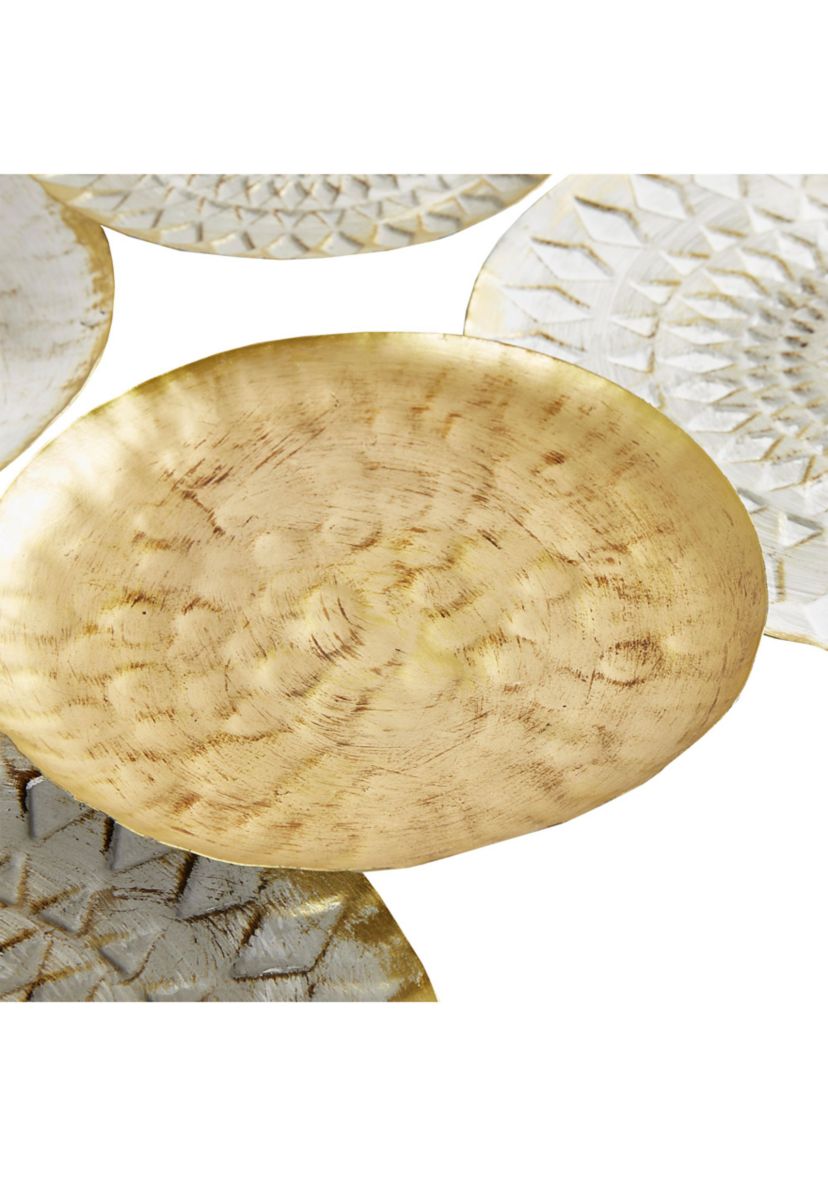 Legion Multi-colored Geometric Metal Discs Wall Decor