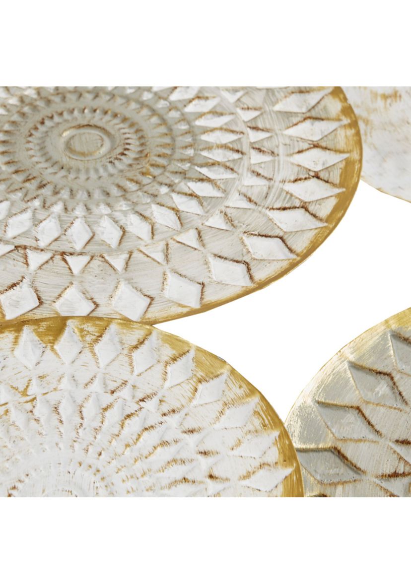 Legion Multi-colored Geometric Metal Discs Wall Decor