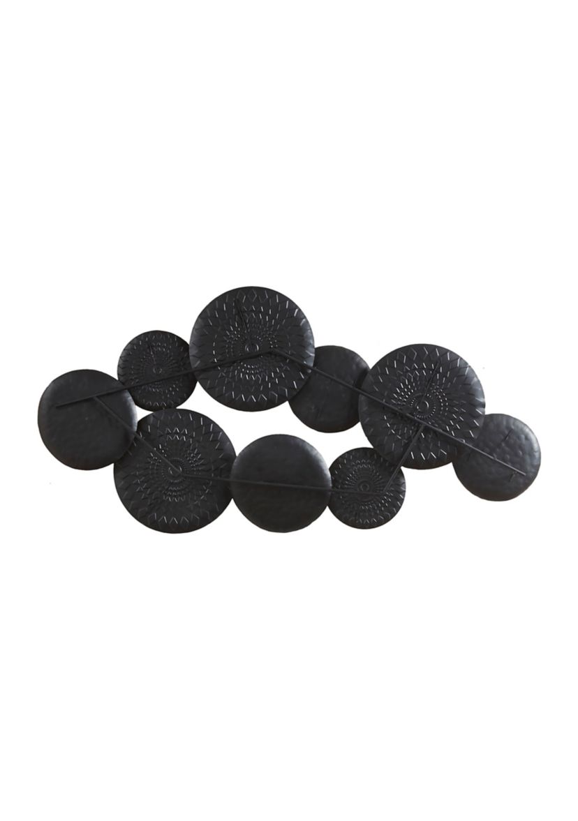 Legion Multi-colored Geometric Metal Discs Wall Decor