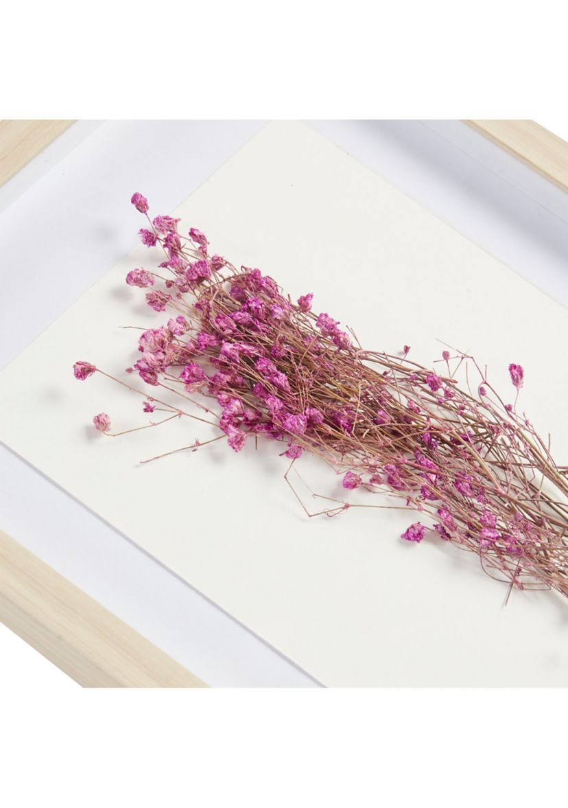 Avant Garden Dried Flower 2-piece Shadow Box Wall Decor Set