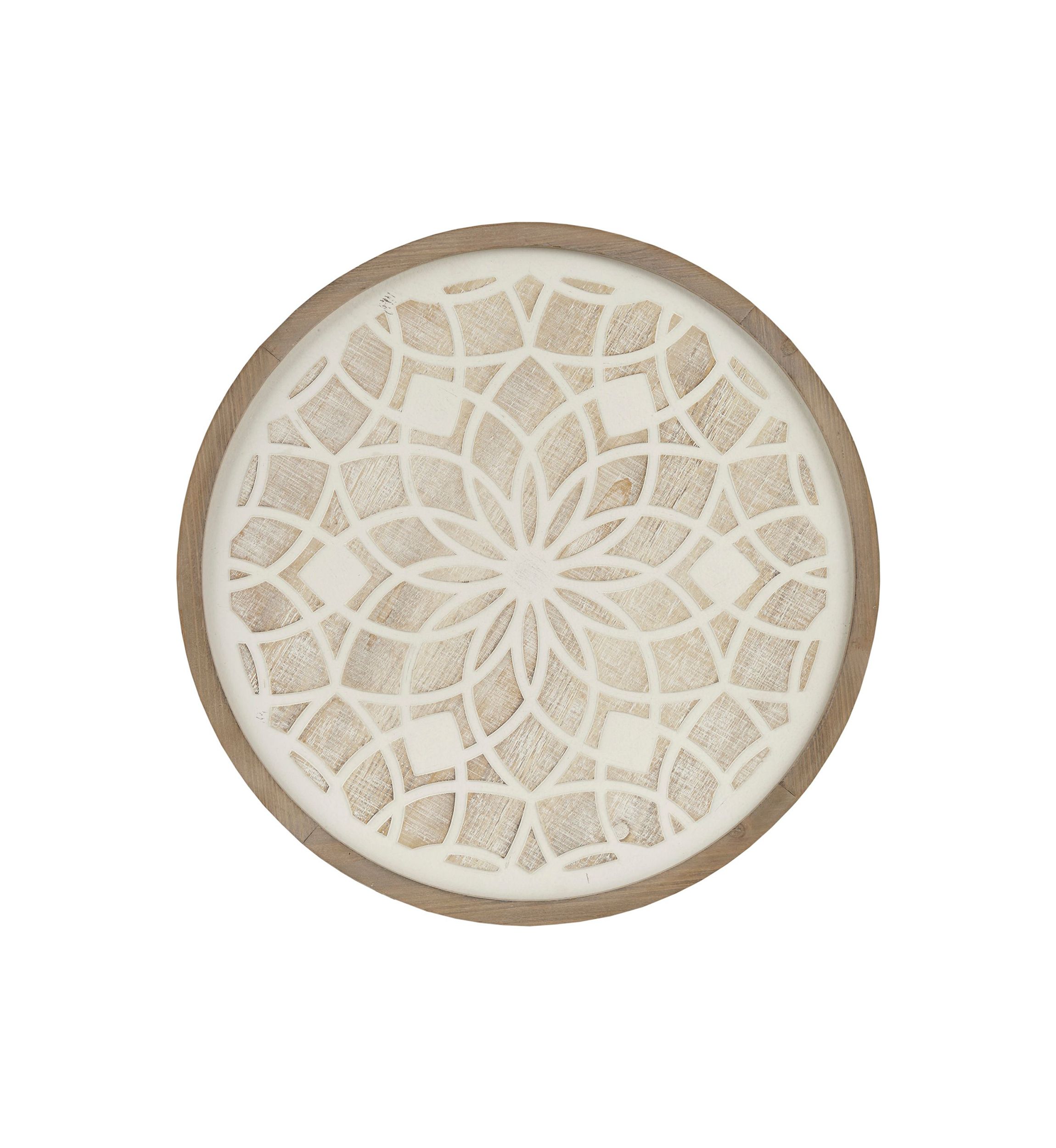 Leah Round Two-tone Medallion Wall Décor
