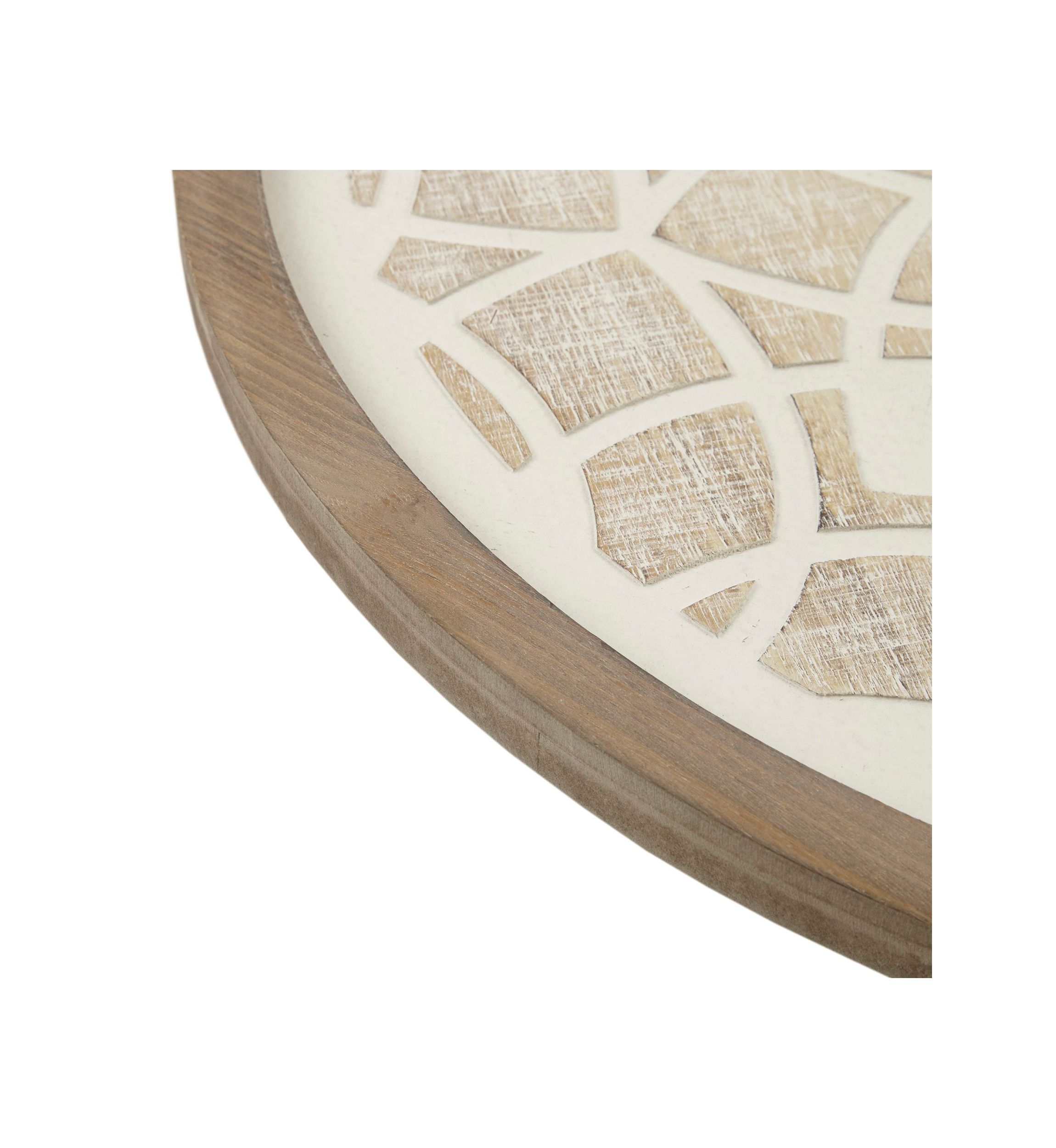 Leah Round Two-tone Medallion Wall Décor