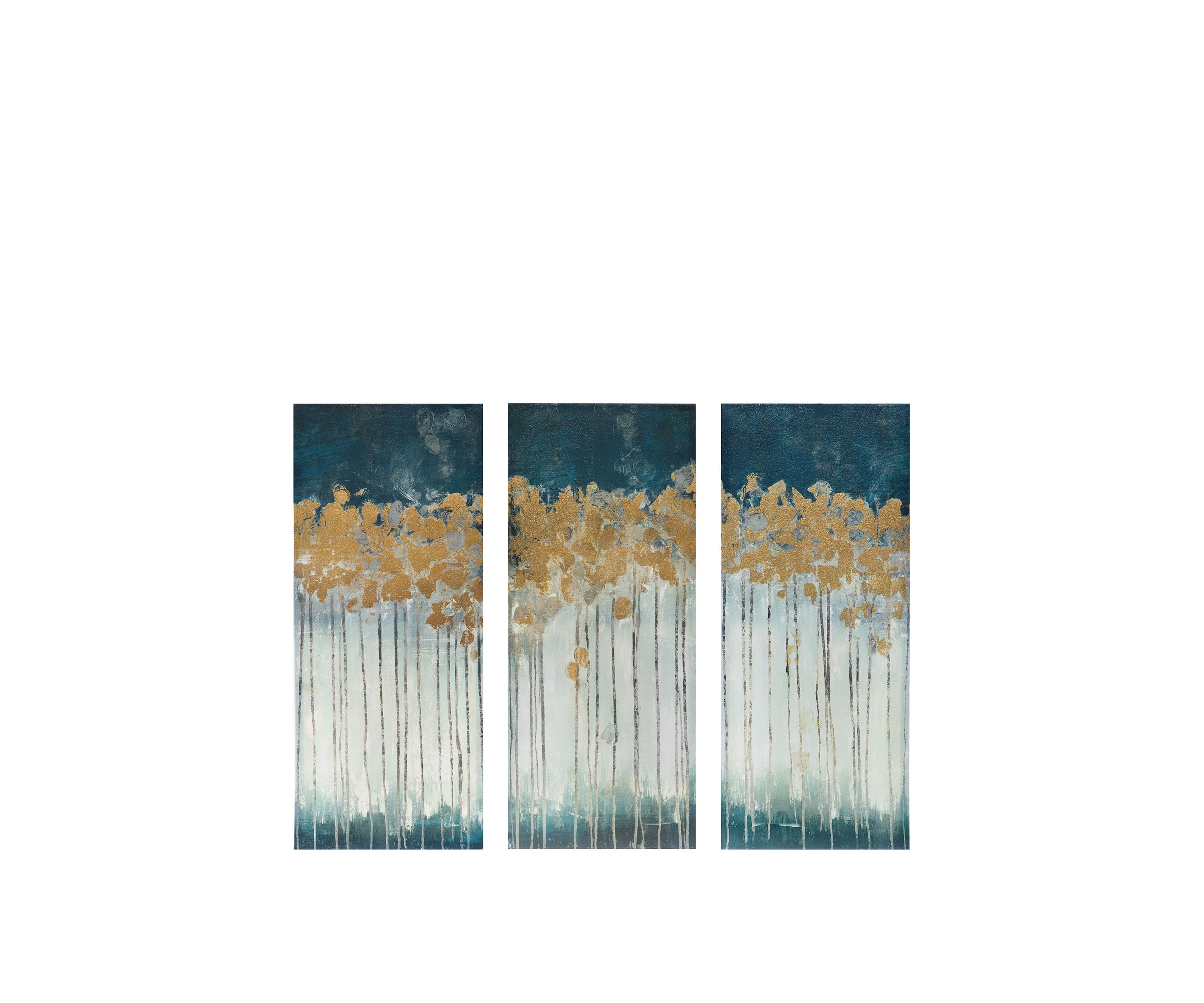 Midnight Forest 3 Piece Wall Art Set