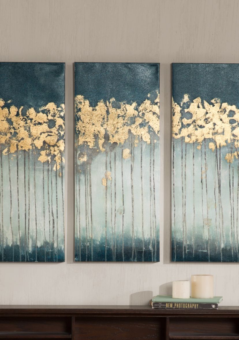 Midnight Forest 3 Piece Wall Art Set