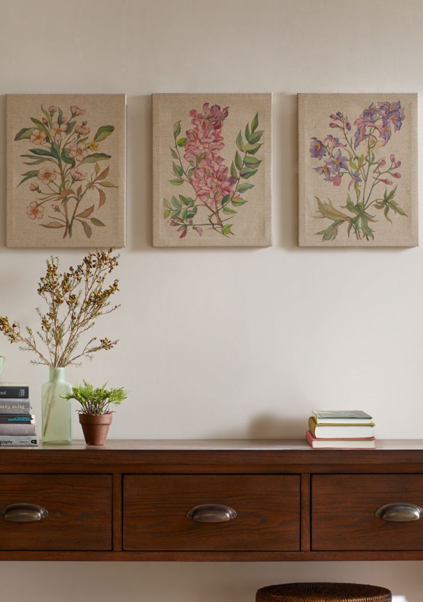 Linen Botanicals Canvas Set 