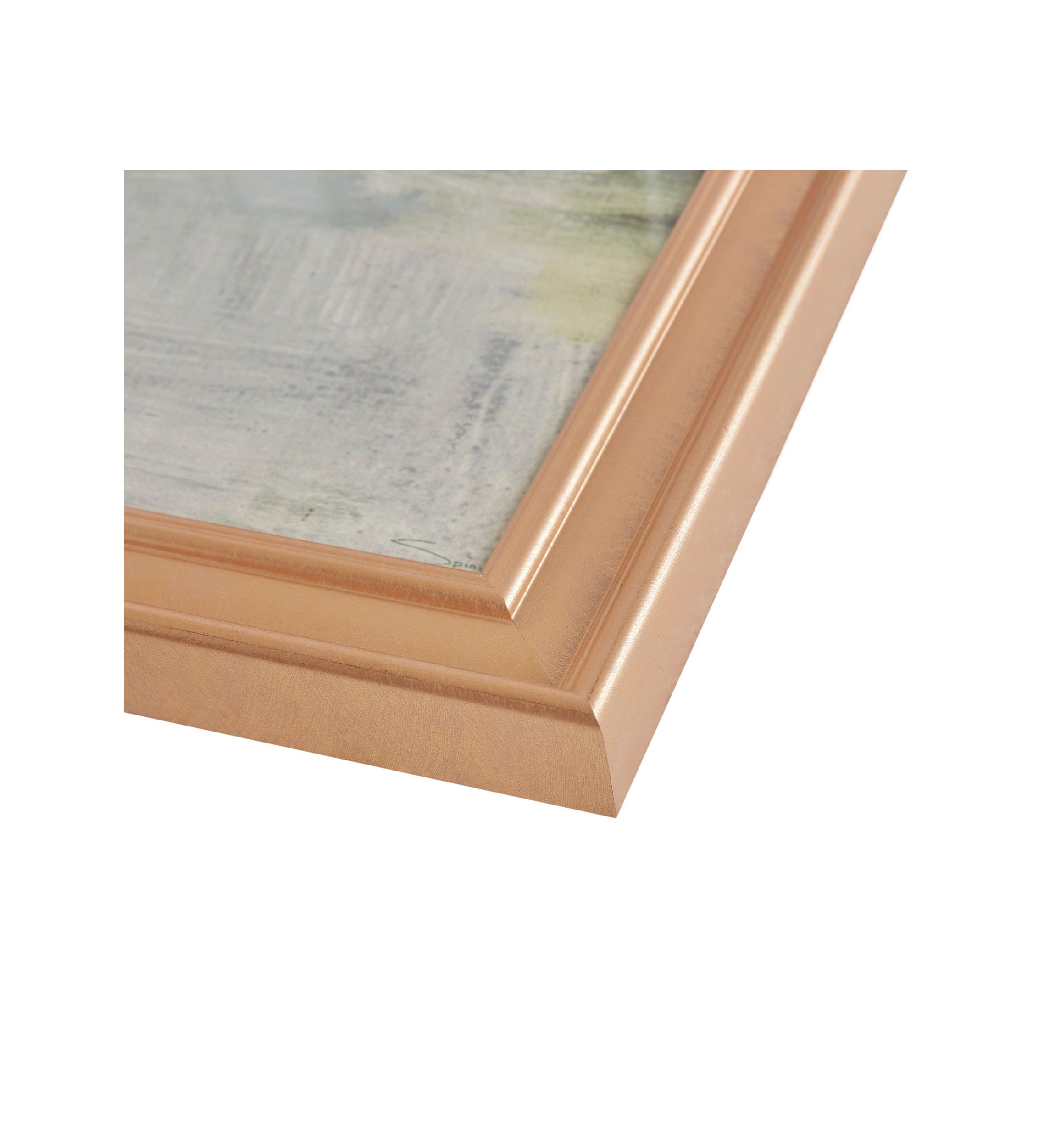 Estuary Abstract Landscape Framed Glass Wall Art