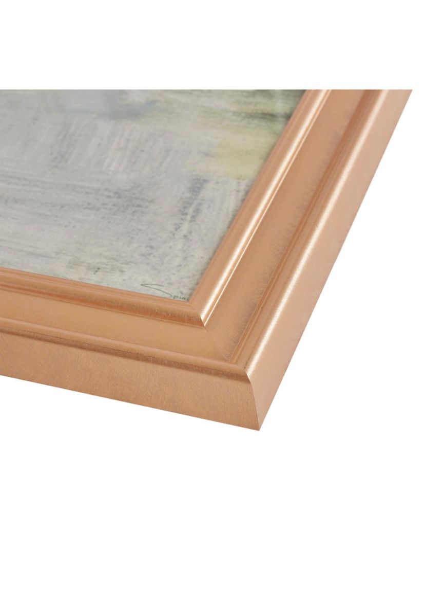 Estuary Abstract Landscape Framed Glass Wall Art