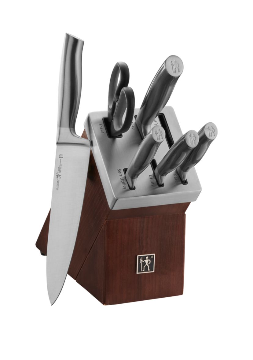 Graphite 7 Piece Self Sharpening Knife Block Set