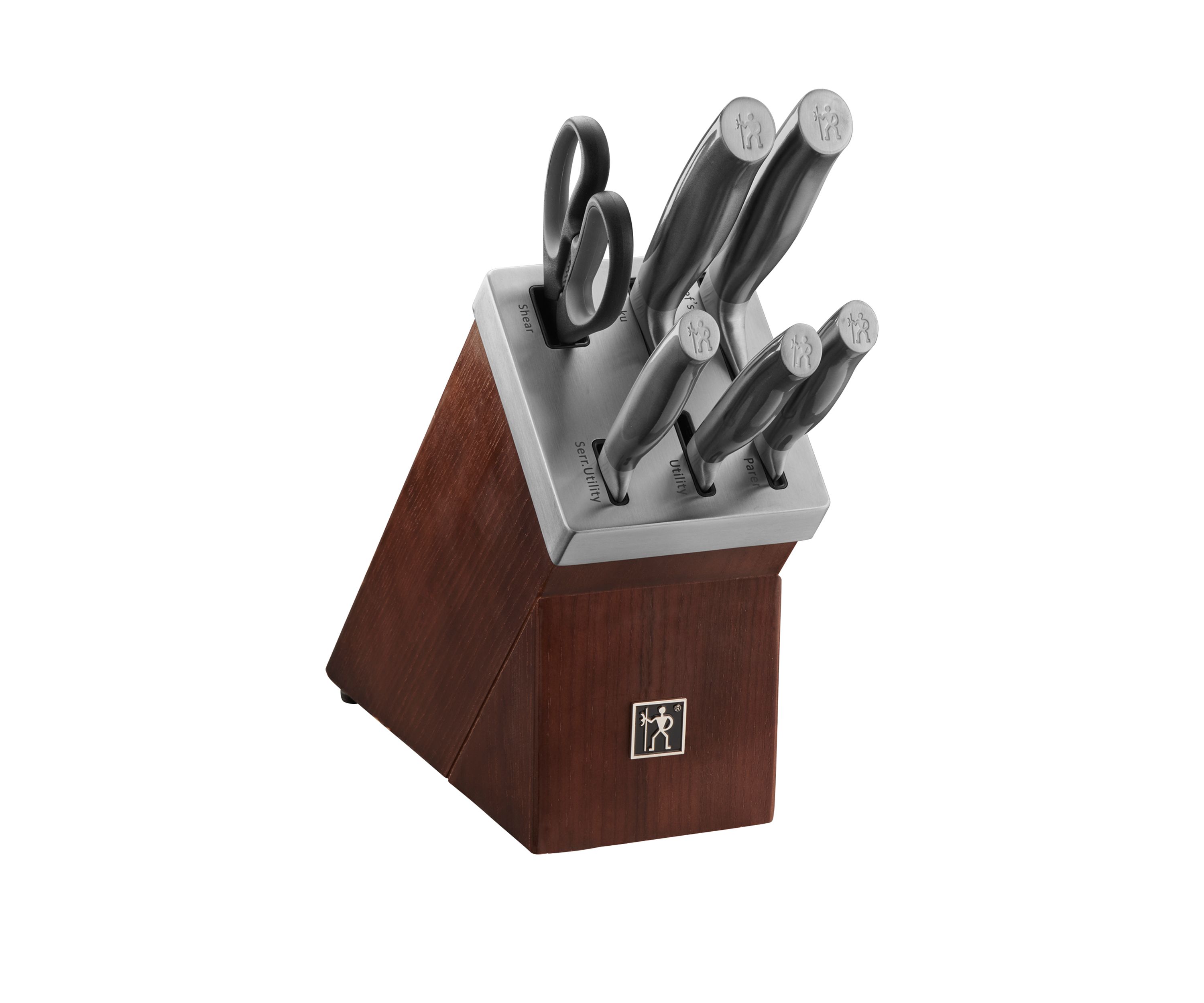 Graphite 7 Piece Self Sharpening Knife Block Set