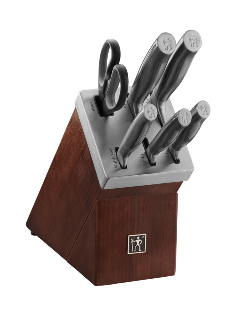 Graphite 7 Piece Self Sharpening Knife Block Set