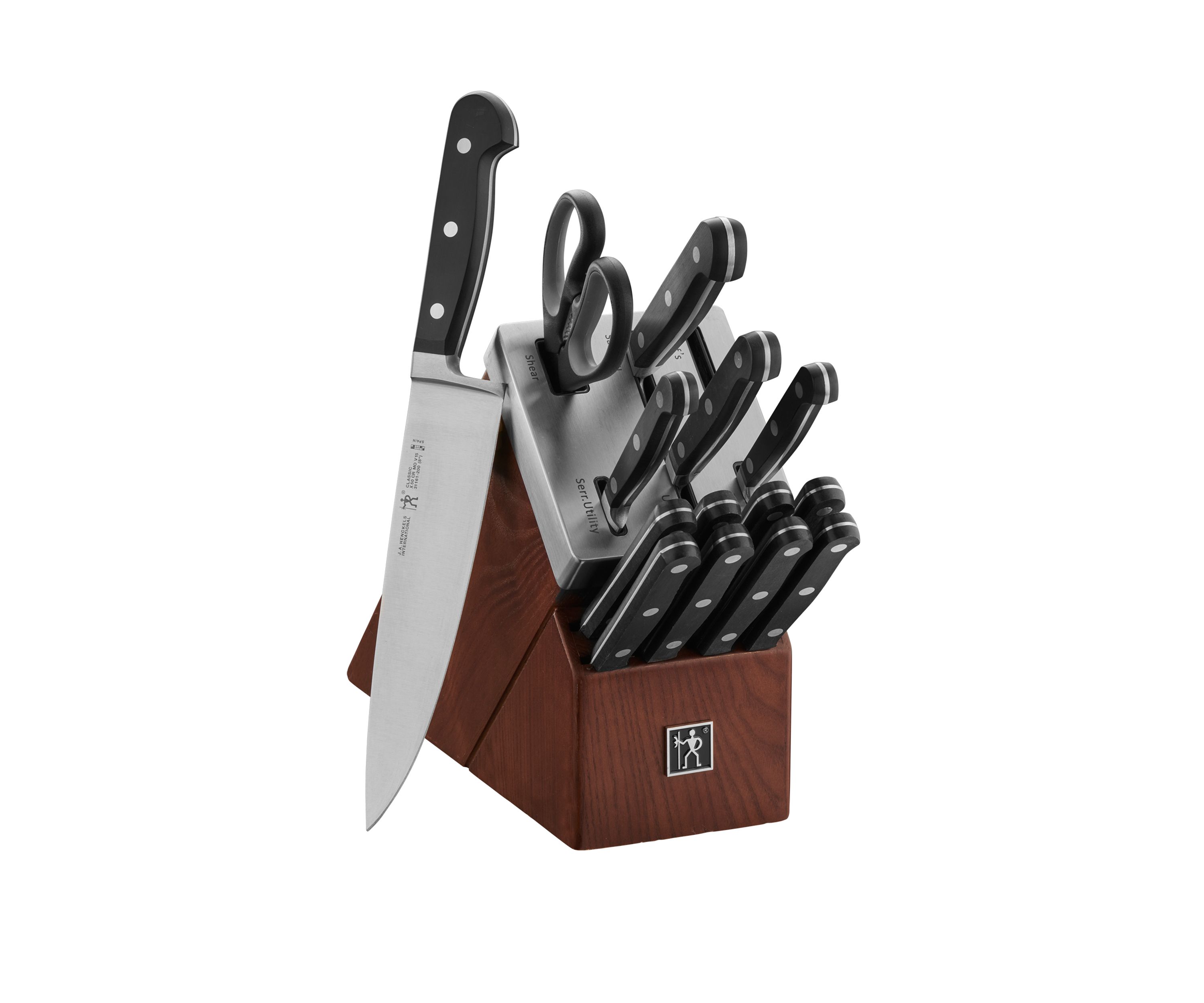 Classic 15 Piece Self Sharpening Knife Block Set