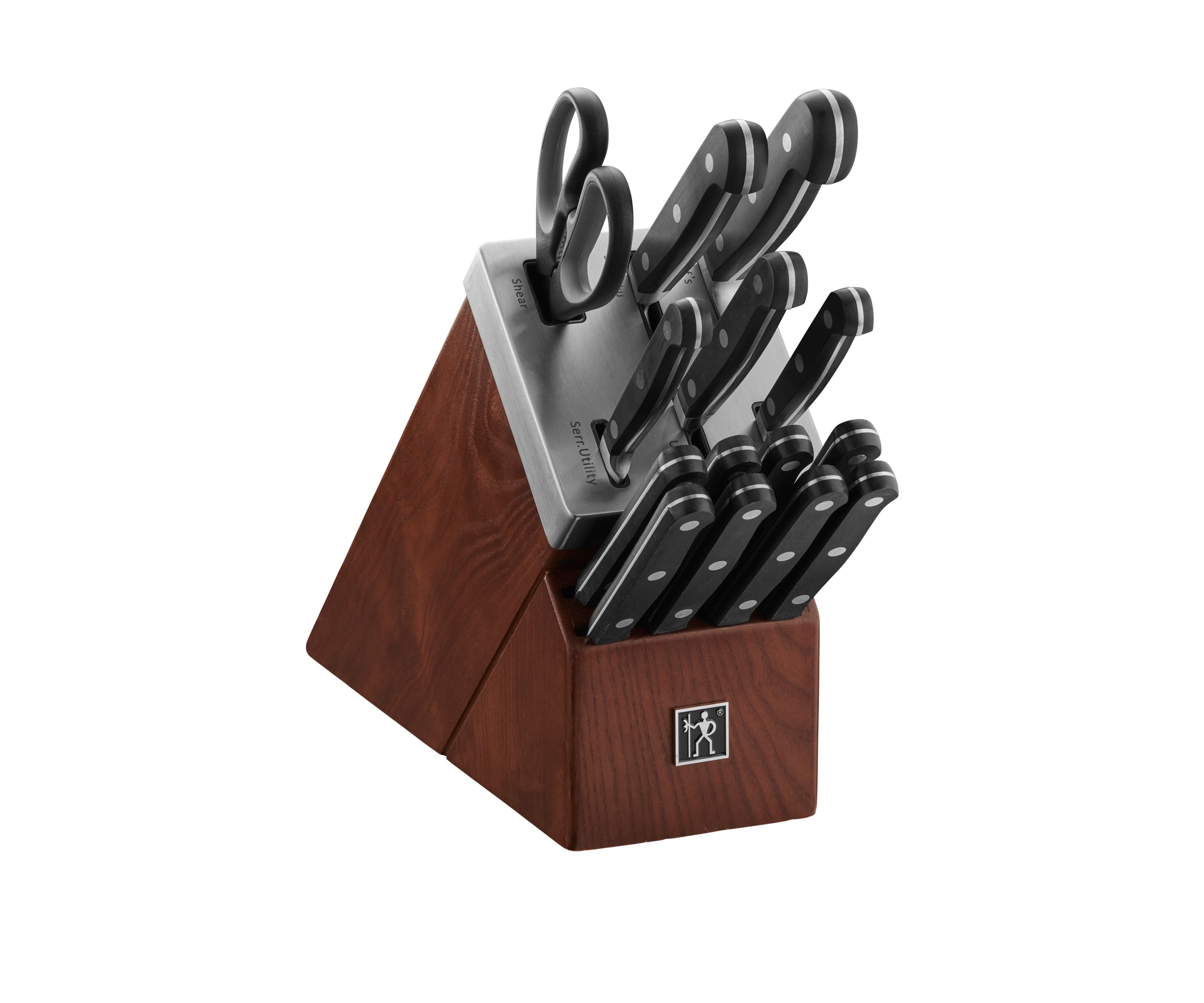Classic 15 Piece Self Sharpening Knife Block Set