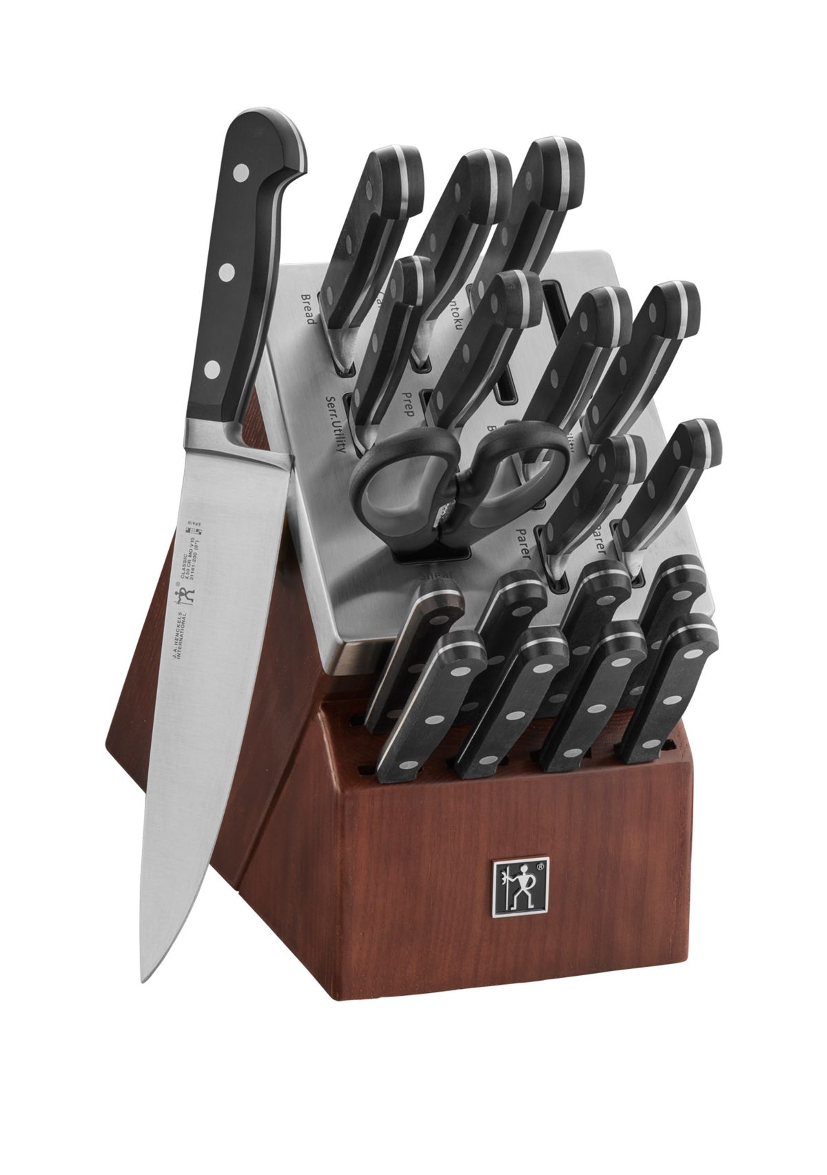 Classic 20 Piece Self Sharpening Knife Block Set