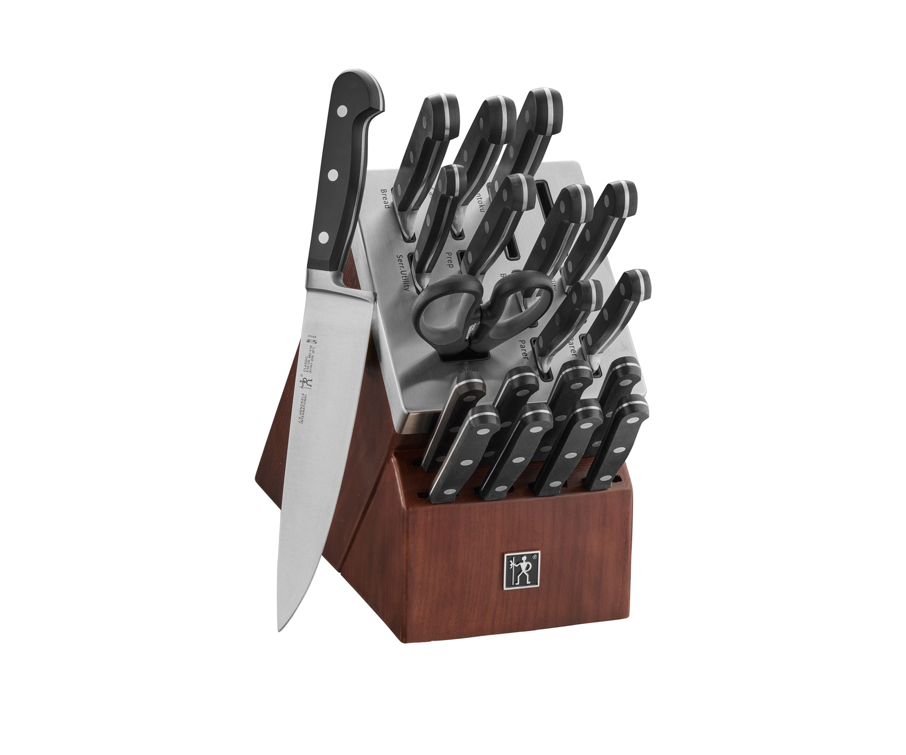 Classic 20 Piece Self Sharpening Knife Block Set