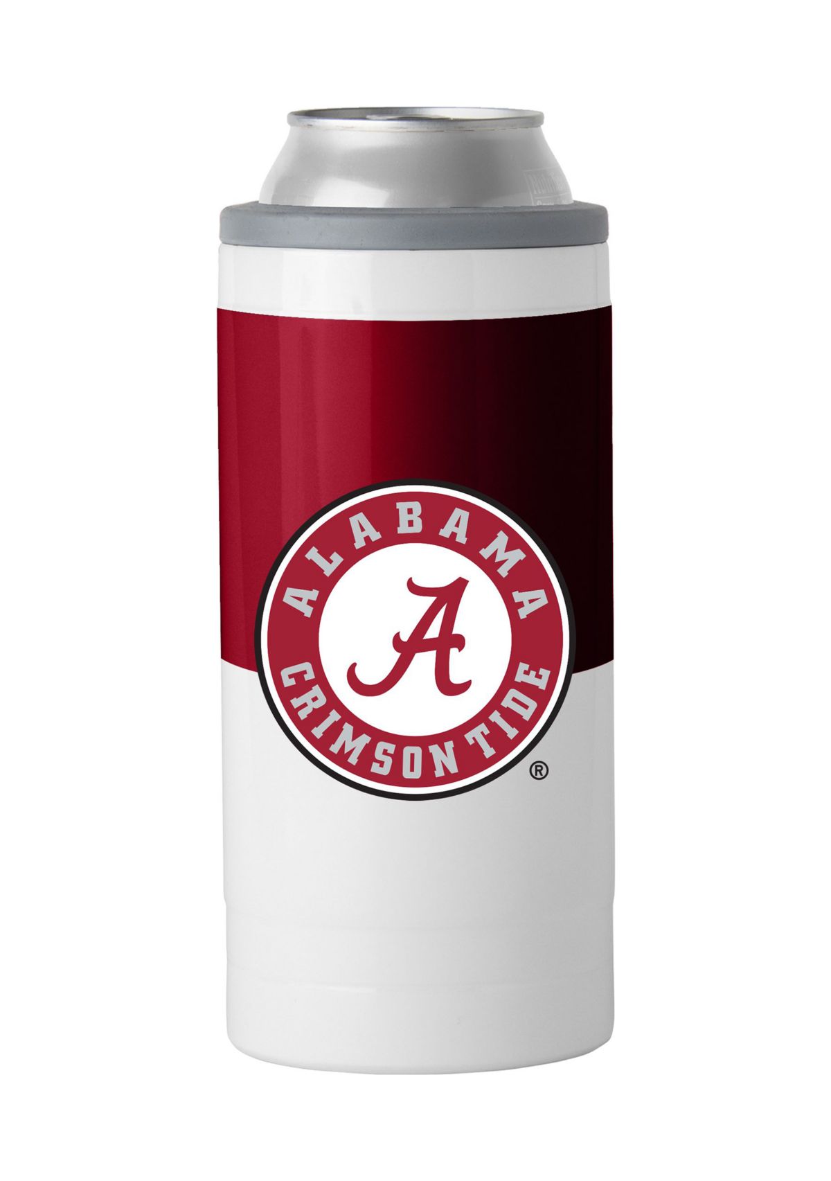 Alabama Crimson Tide NCAA Alabama 12oz Colorblock Slim Can Coolie