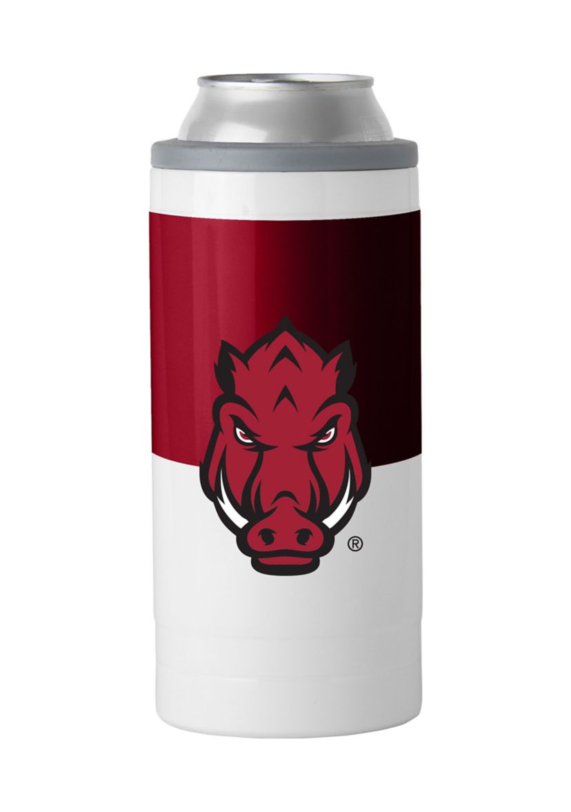 Arkansas Razorbacks NCAA Arkansas 12oz Colorblock Slim Can Coolie