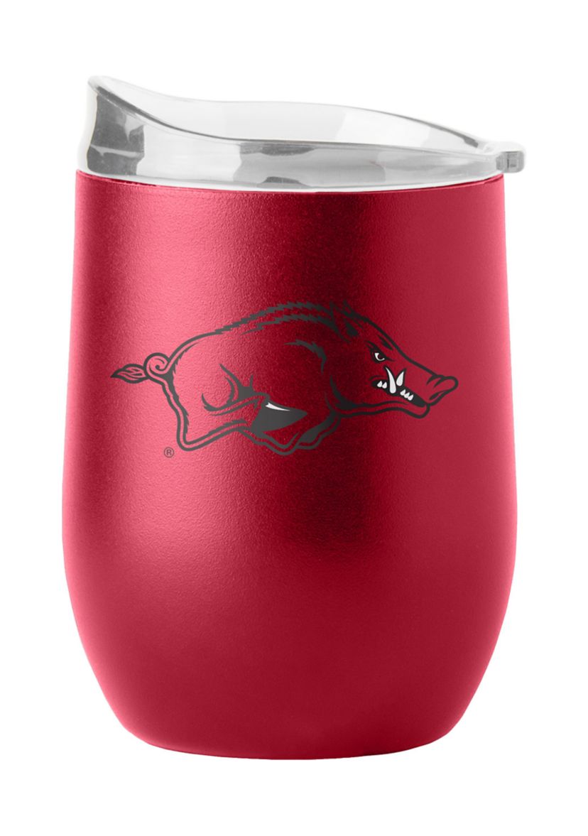 Arkansas Razorbacks NCAA Arkansas 16oz Flipside Powder Coat Curved Beverage