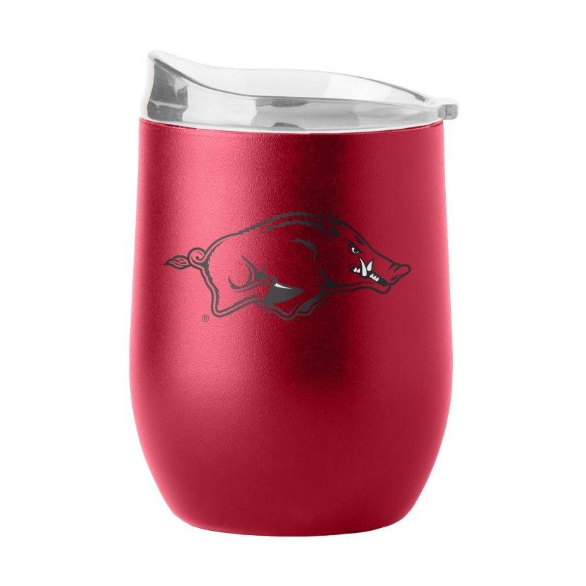 Arkansas Razorbacks NCAA Arkansas 16oz Flipside Powder Coat Curved Beverage