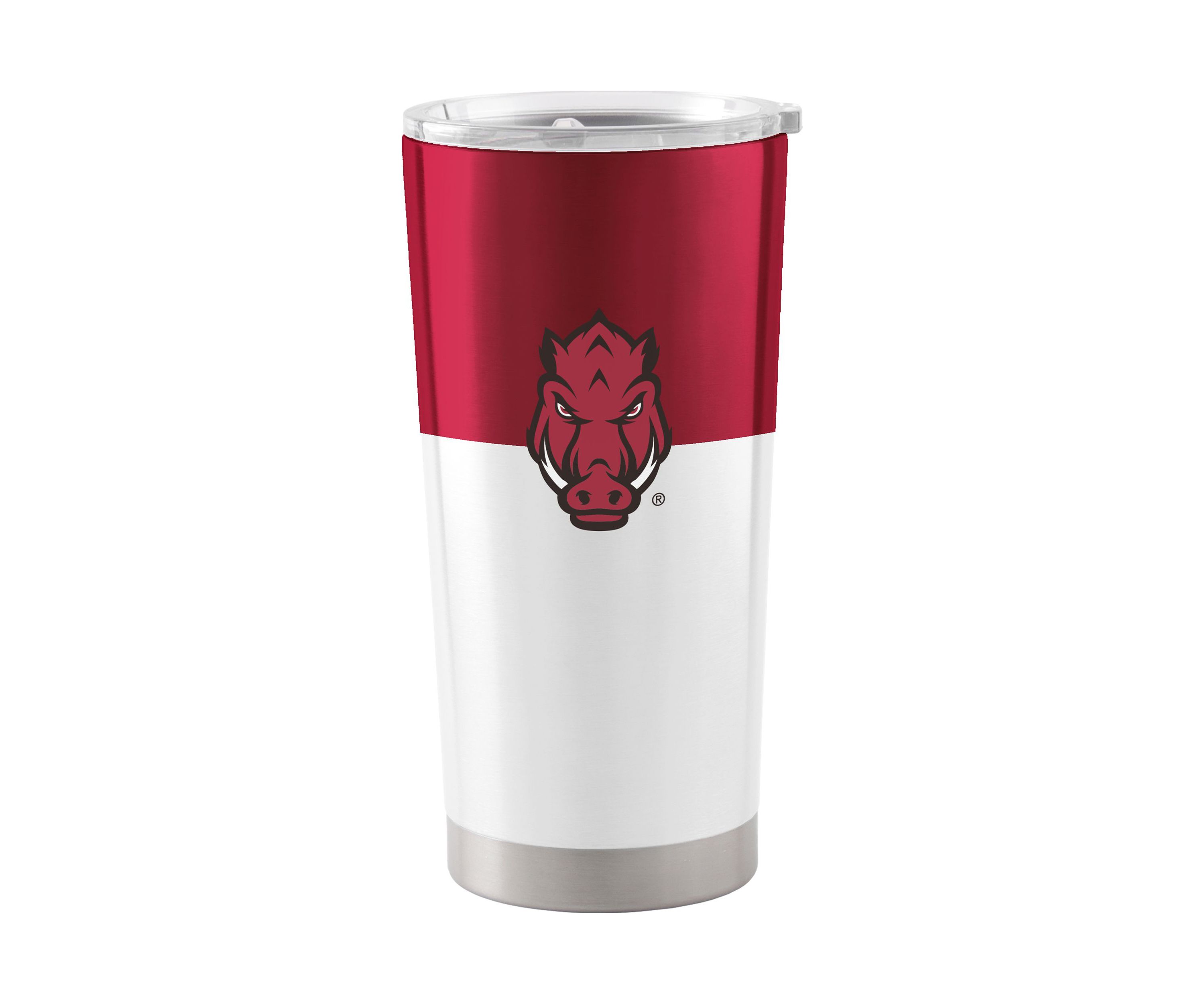 NCAA Arkansas Razorbacks 20oz. Colorblock Stainless Tumbler