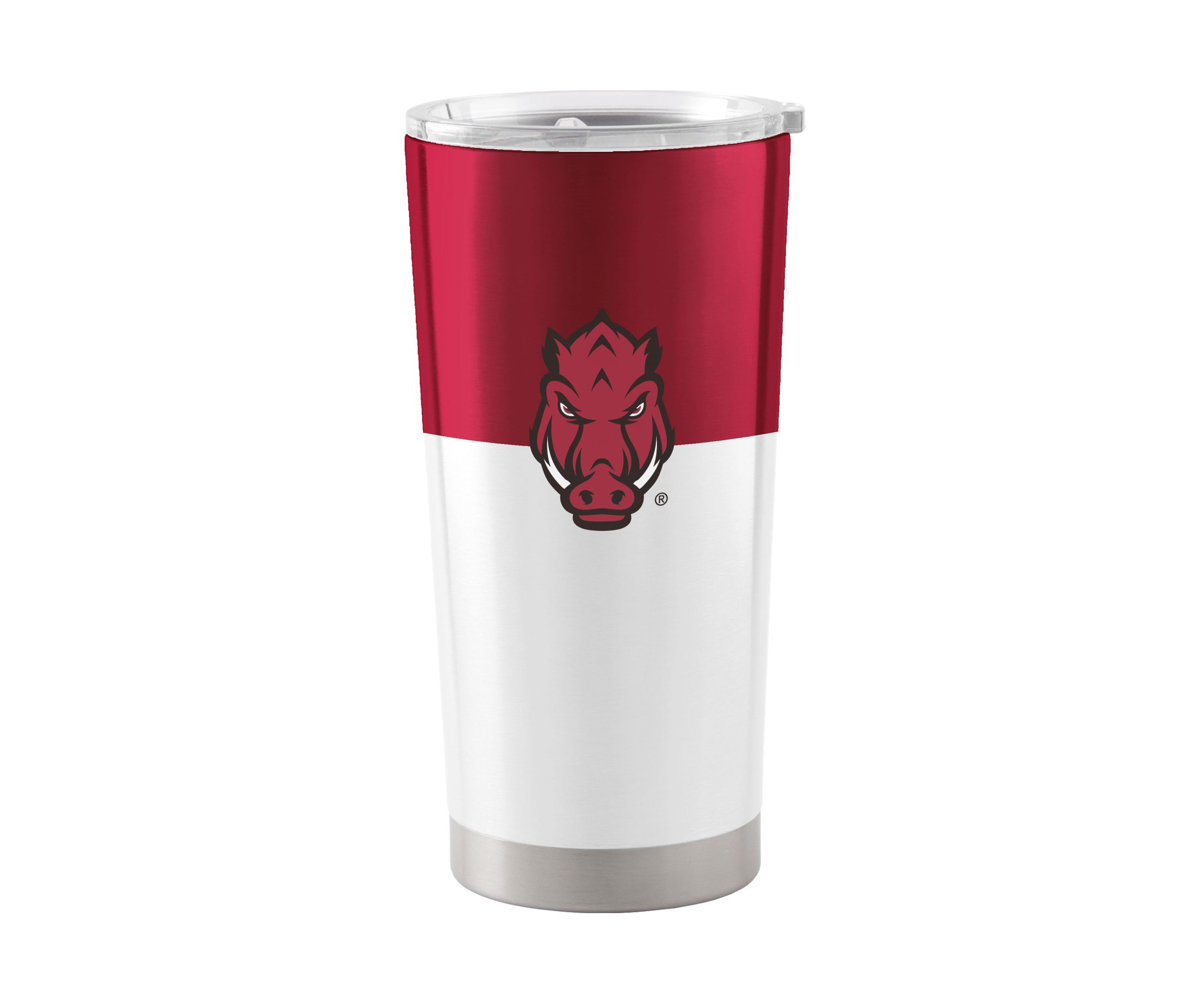NCAA Arkansas Razorbacks 20oz. Colorblock Stainless Tumbler