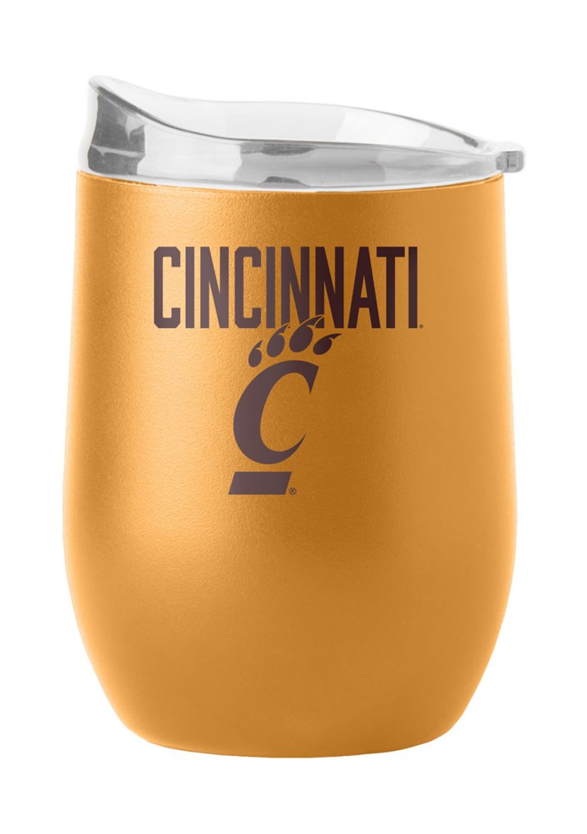 Cincinnati Bearcats NCAA Cincinnati 16oz Huddle Powder Coat Curved Bev