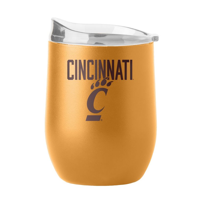 Cincinnati Bearcats NCAA Cincinnati 16oz Huddle Powder Coat Curved Bev