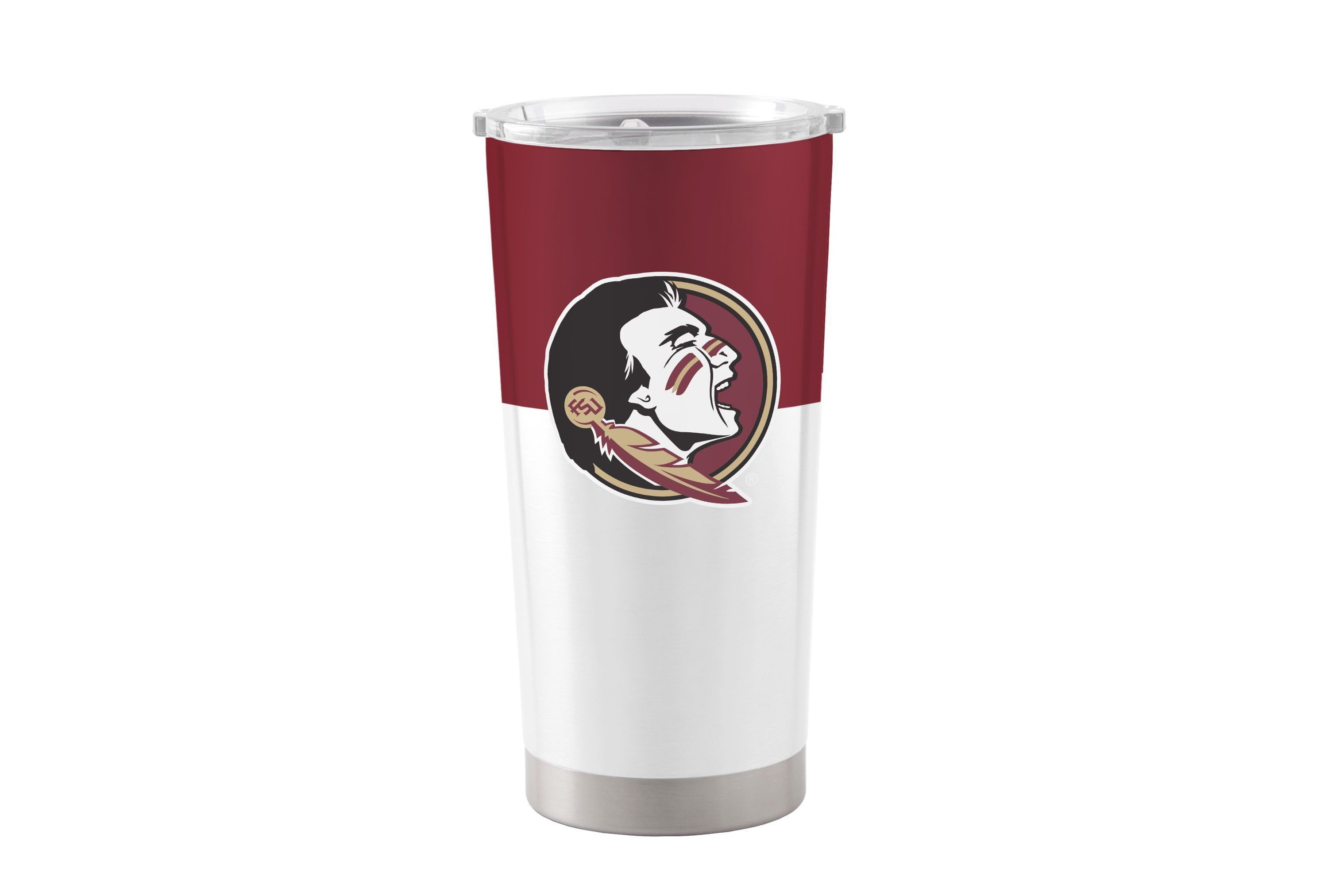 NCAA Florida State Seminoles 20oz. Colorblock Stainless Tumbler