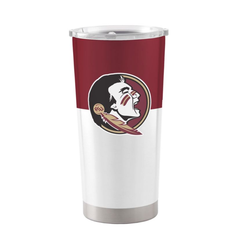 NCAA Florida State Seminoles 20oz. Colorblock Stainless Tumbler