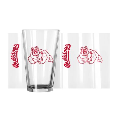 Logo Brands Fresno State 16oz Gameday Pint Glass