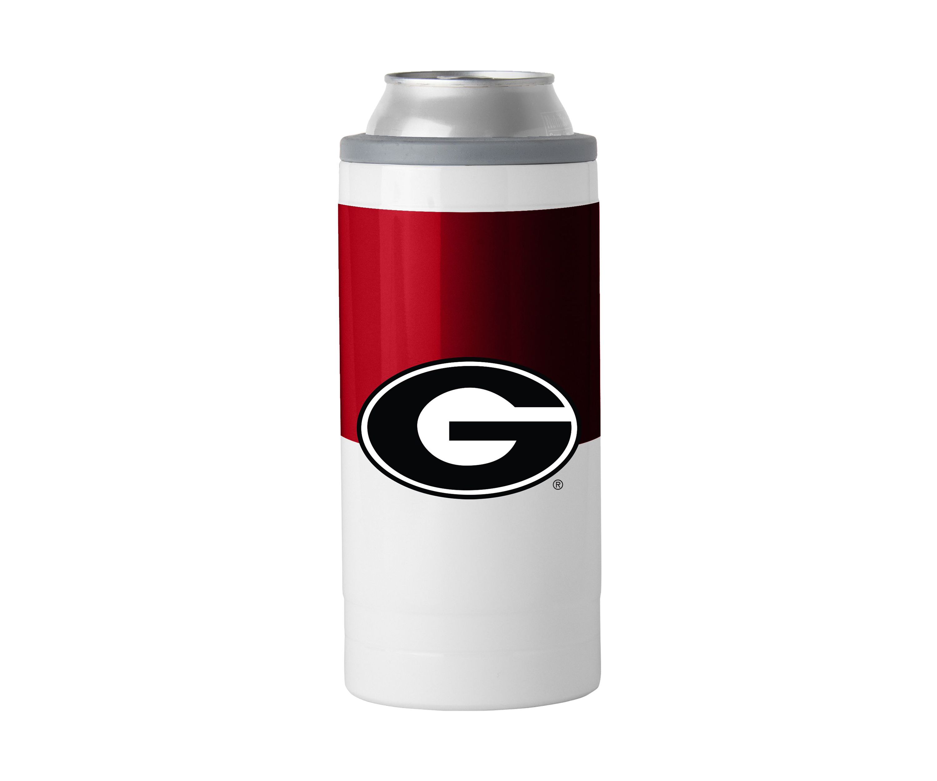 Georgia Bulldogs NCAA Georgia 12oz Colorblock Slim Can Coolie