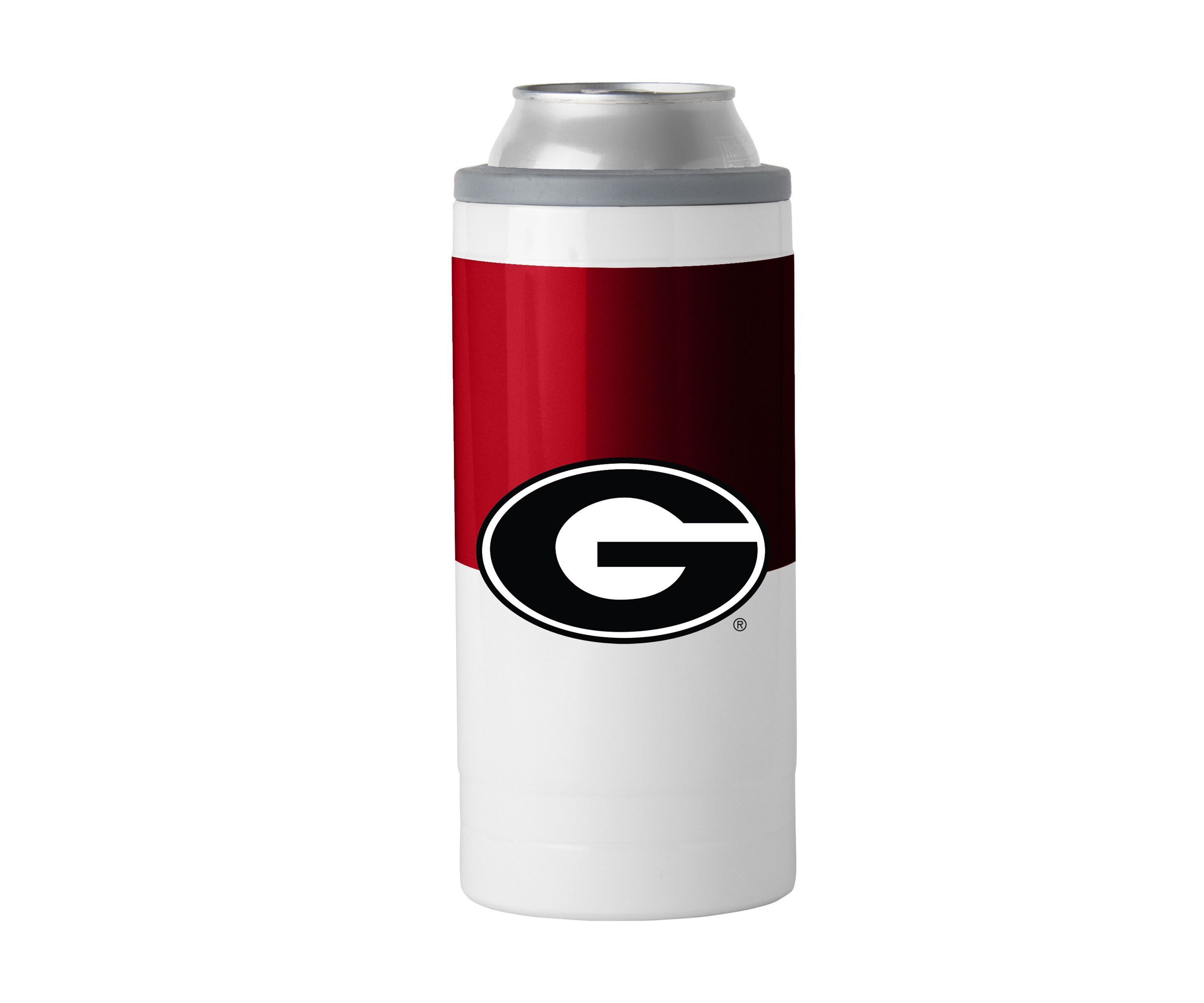 Georgia Bulldogs NCAA Georgia 12oz Colorblock Slim Can Coolie