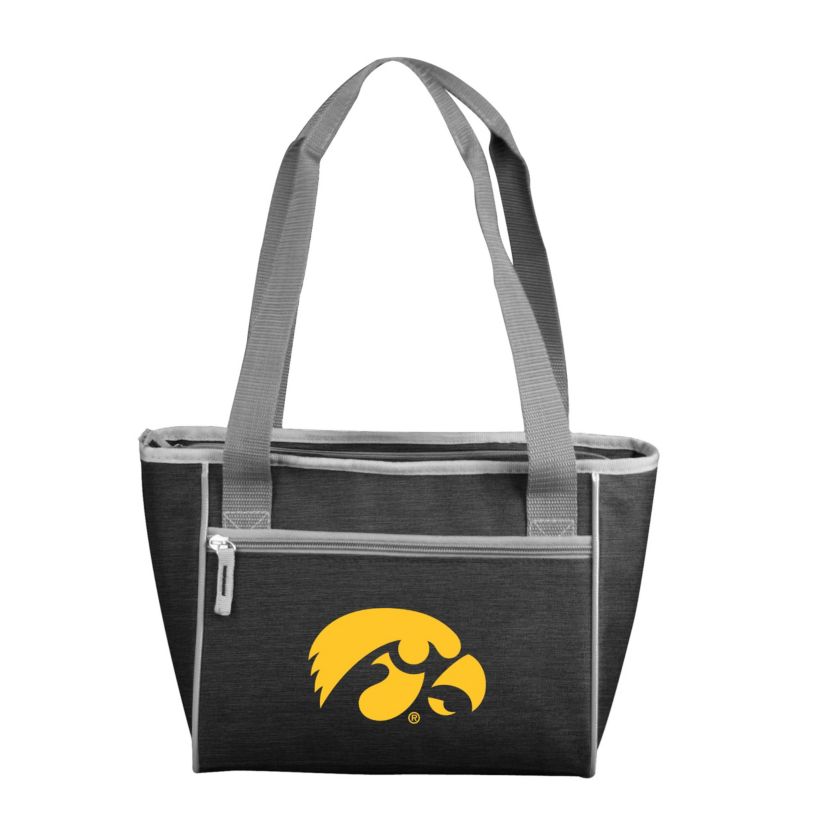 Iowa Hawkeyes NCAA Iowa Crosshatch 16 Can Cooler Tote