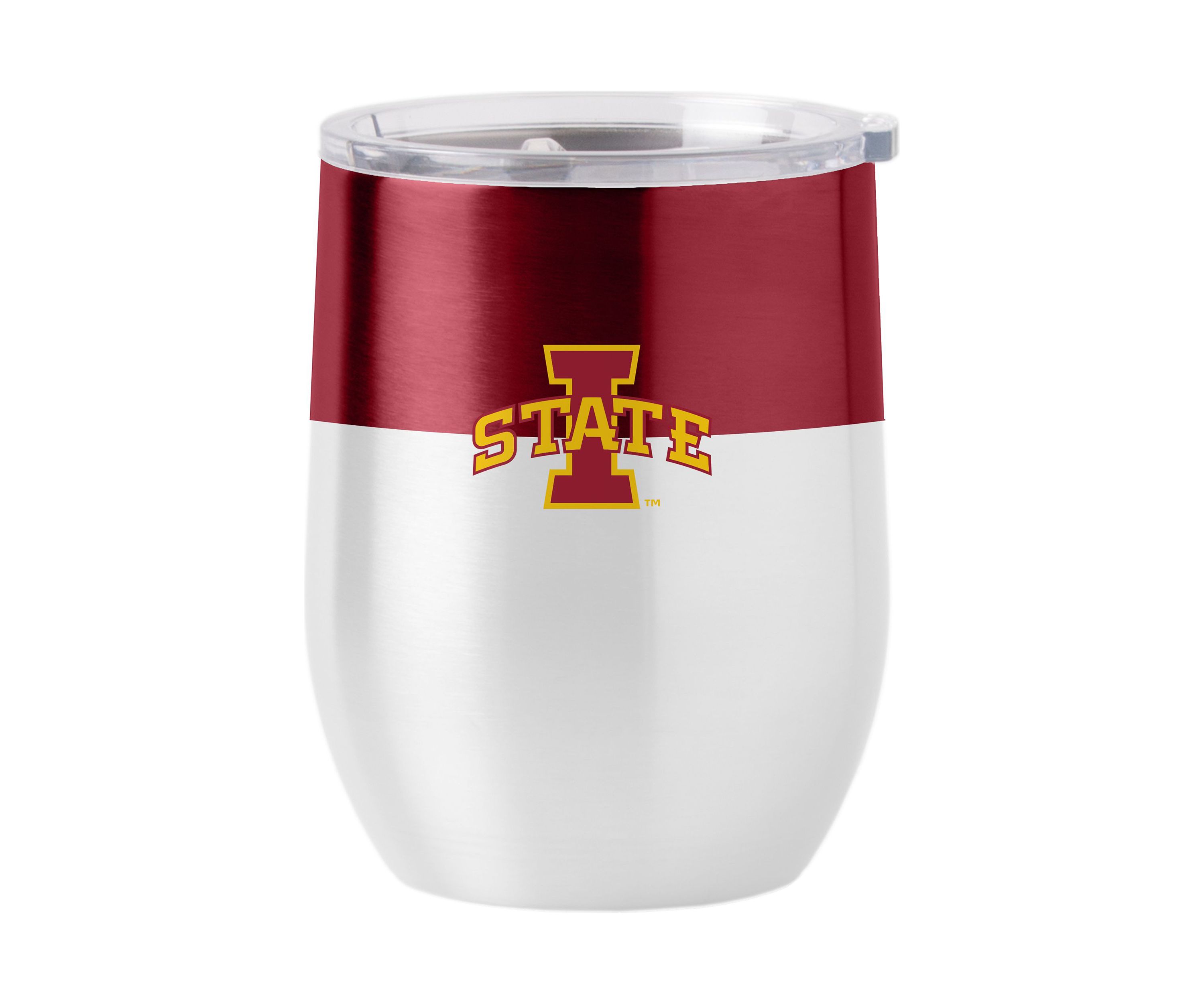 Iowa State Cyclones NCAA Iowas State 16oz Colorblock Stainless Curved Beverage