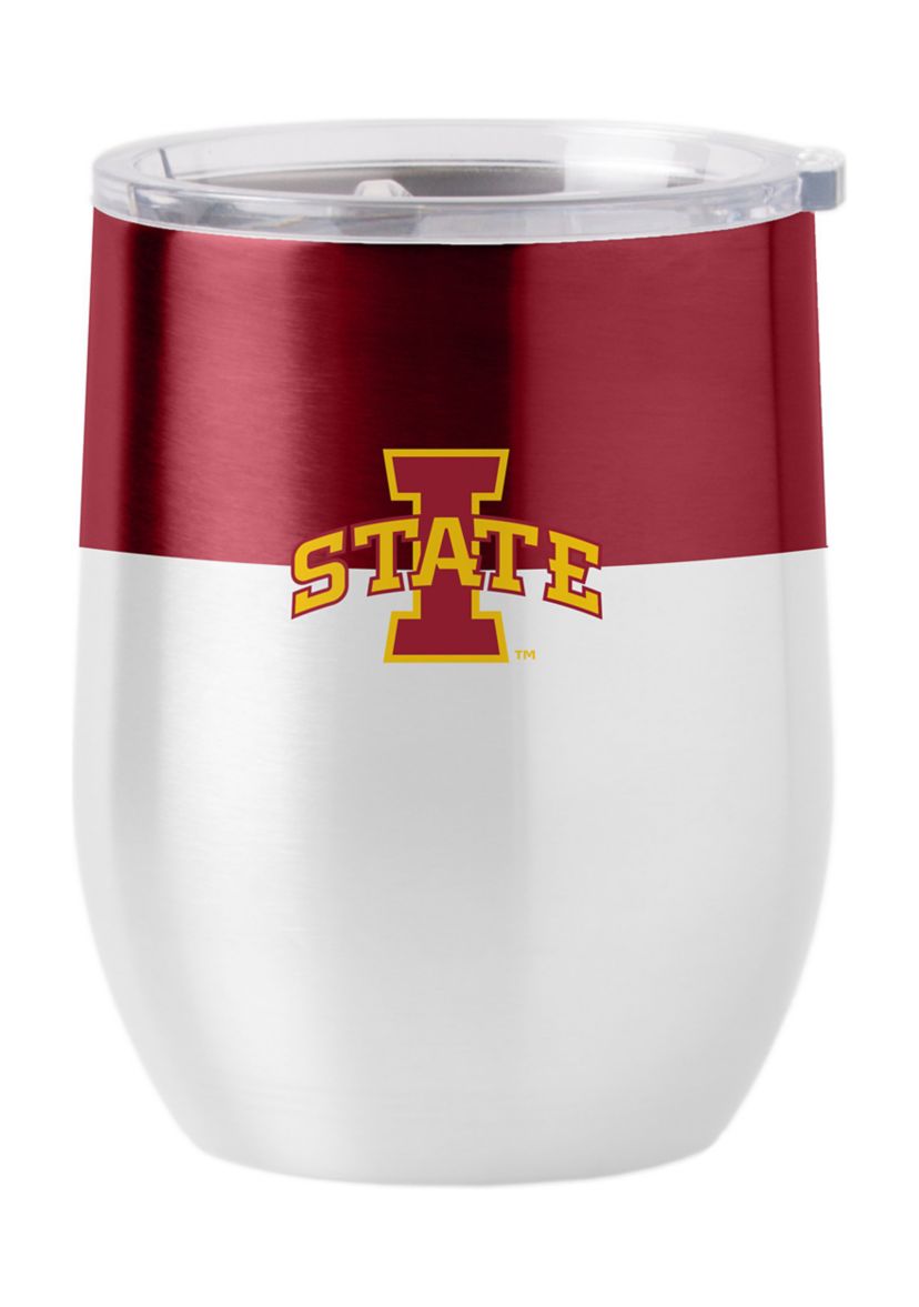 Iowa State Cyclones NCAA Iowas State 16oz Colorblock Stainless Curved Beverage