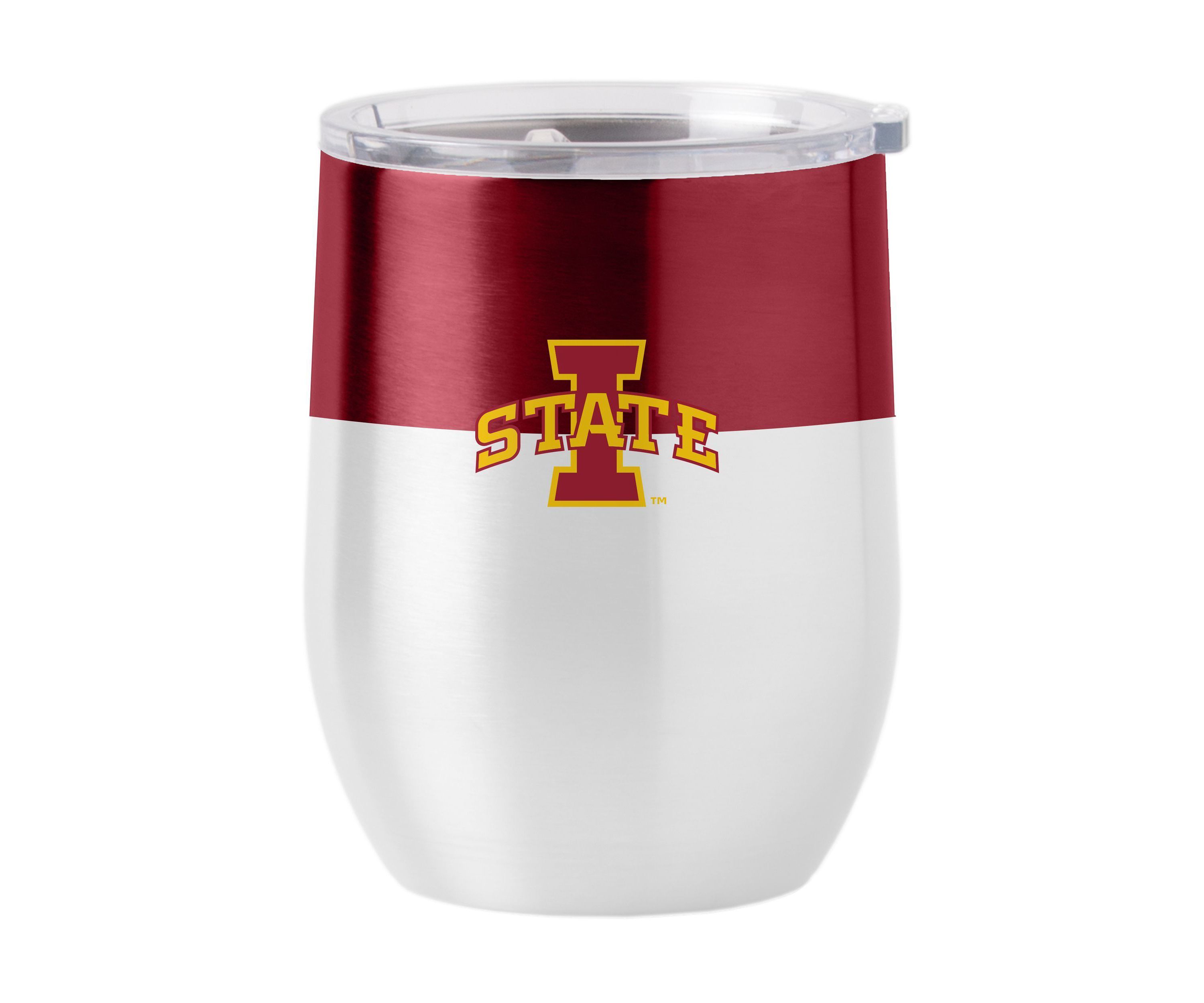 Iowa State Cyclones NCAA Iowas State 16oz Colorblock Stainless Curved Beverage