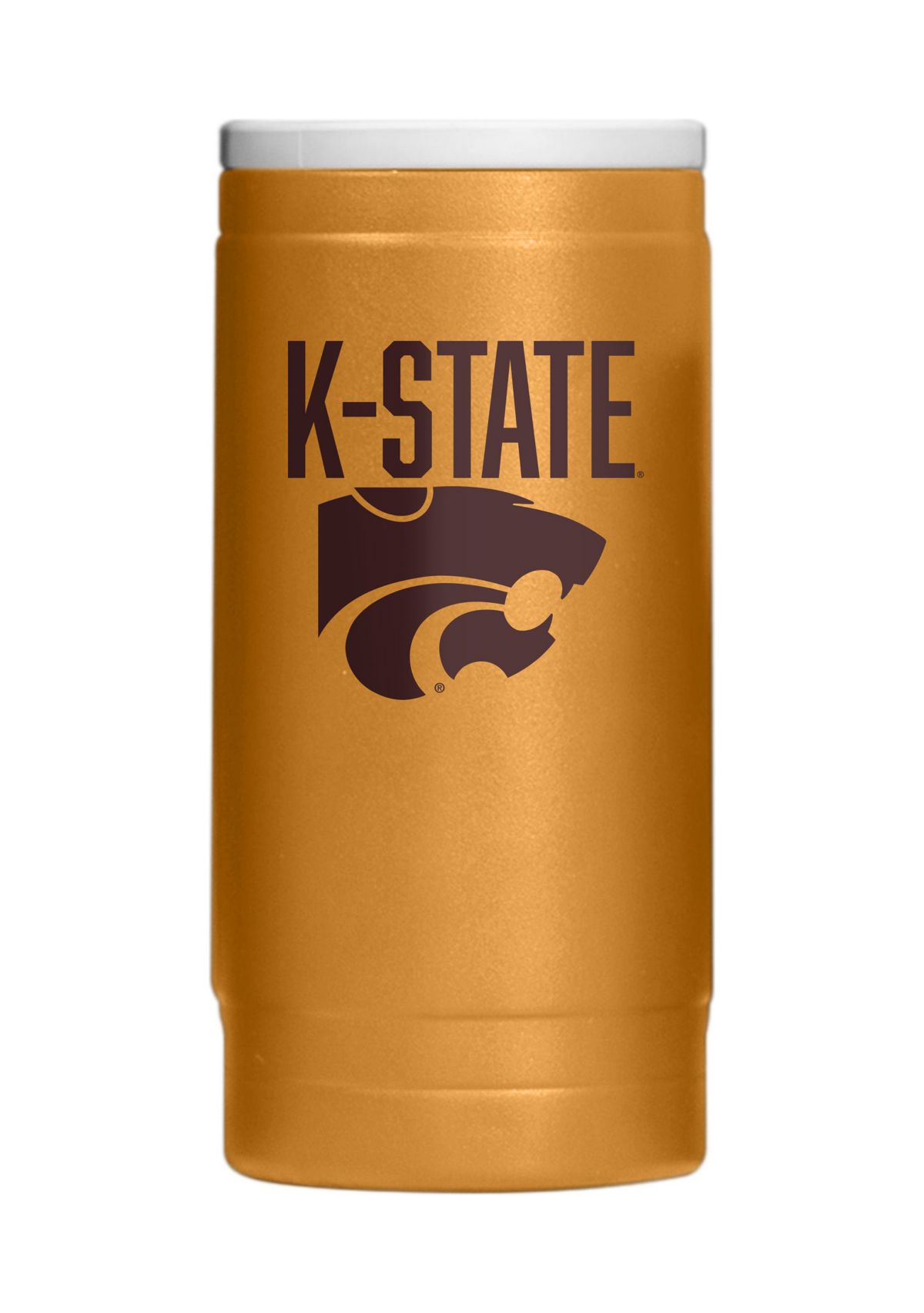Kansas State Wildcats NCAA Kansas State 12oz Huddle Powdercoat SlimCan Coolie