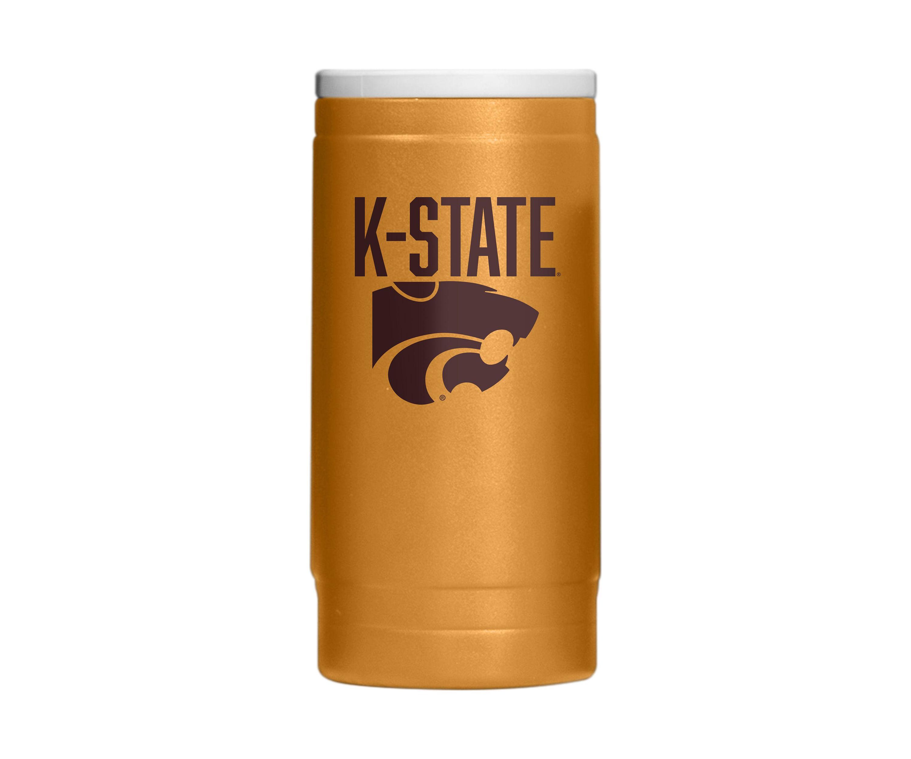 Kansas State Wildcats NCAA Kansas State 12oz Huddle Powdercoat SlimCan Coolie